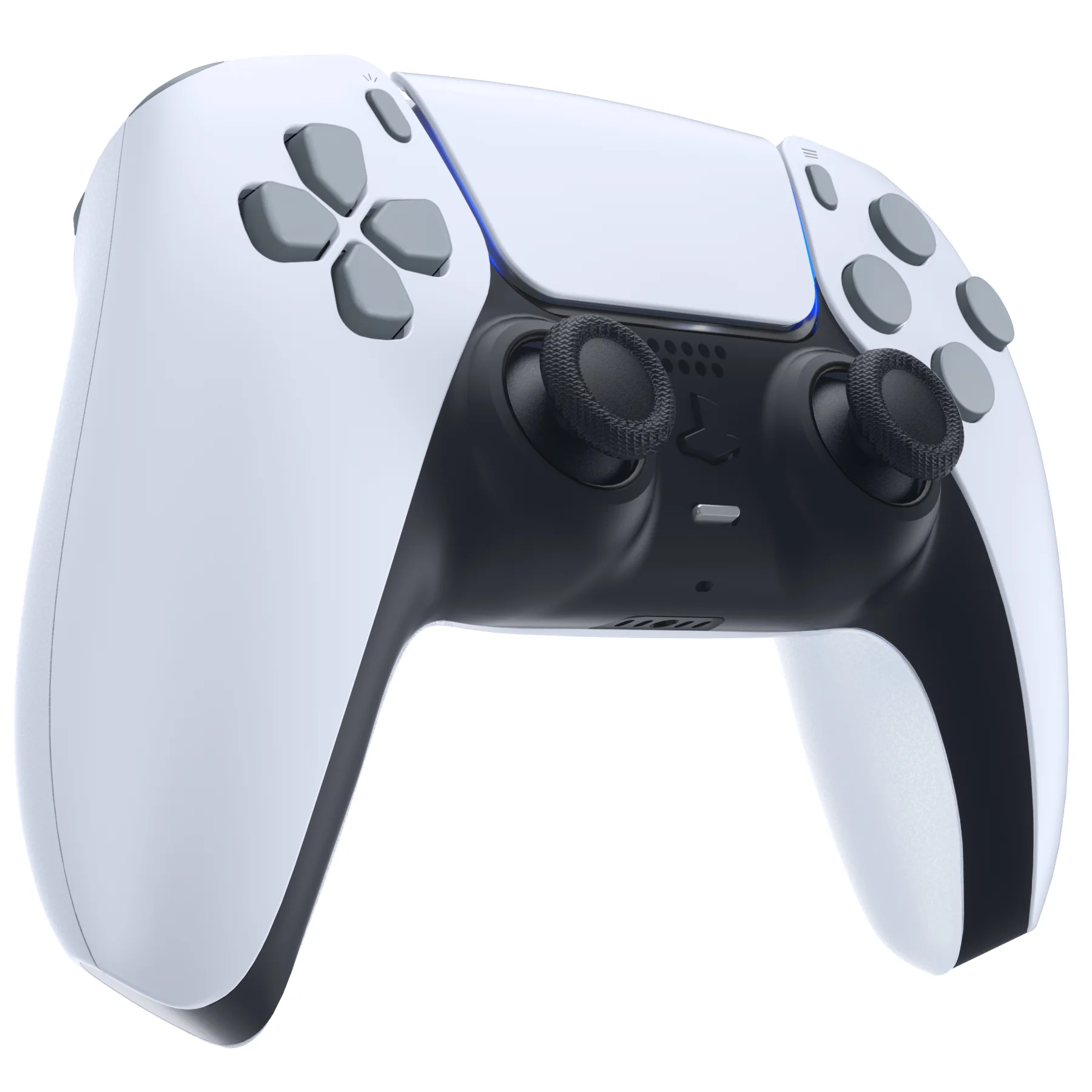 eXtremeRate Replacement Full Set Buttons Compatible with PS5 Controller BDM-010/020 - New Hope Gray - Image 5