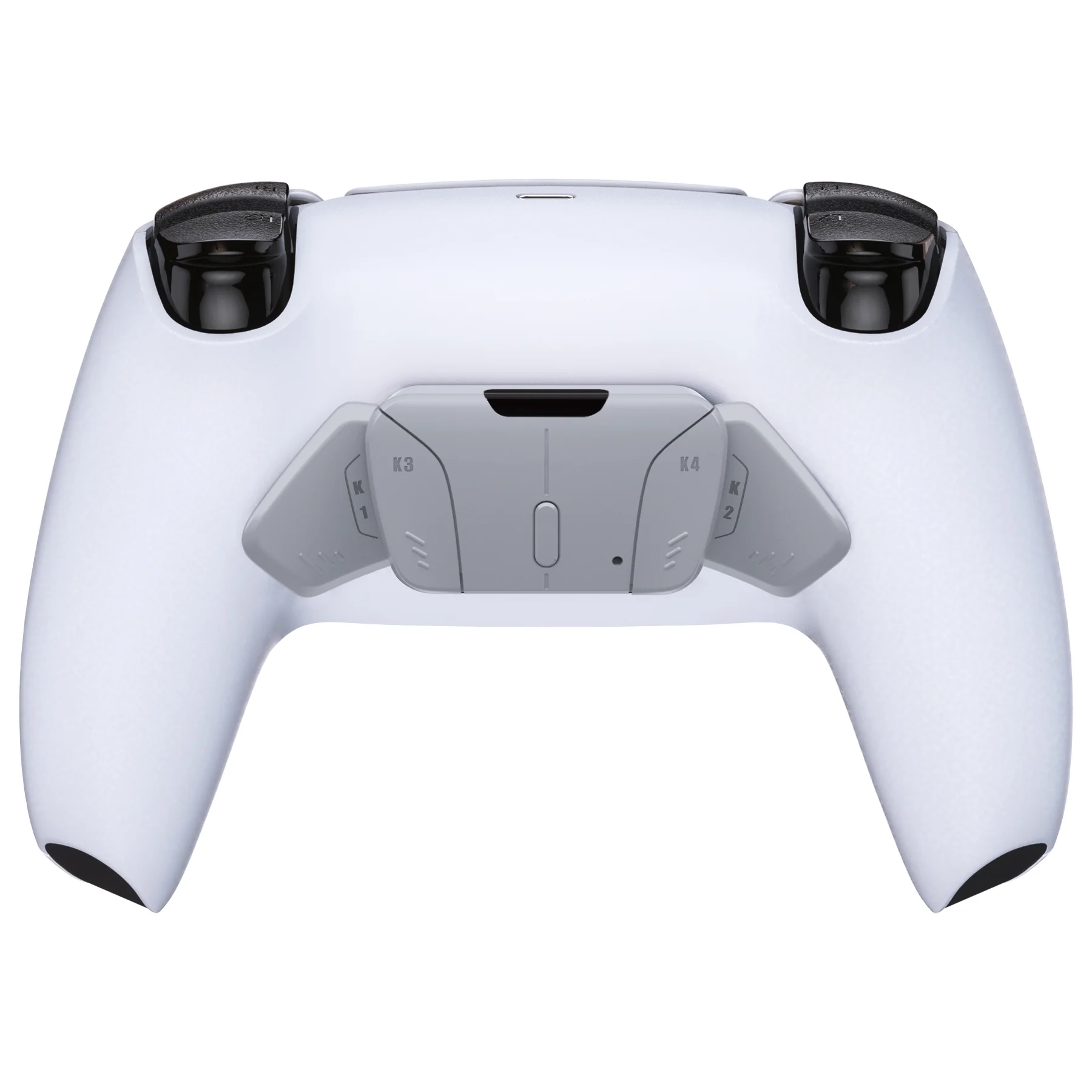 eXtremeRate Replacement Redesigned K1 K2 K3 K4 Back Buttons Housing Shell for eXtremeRate RISE4 Remap Kit, Compatible with PS5 Controller - New Hope Gray