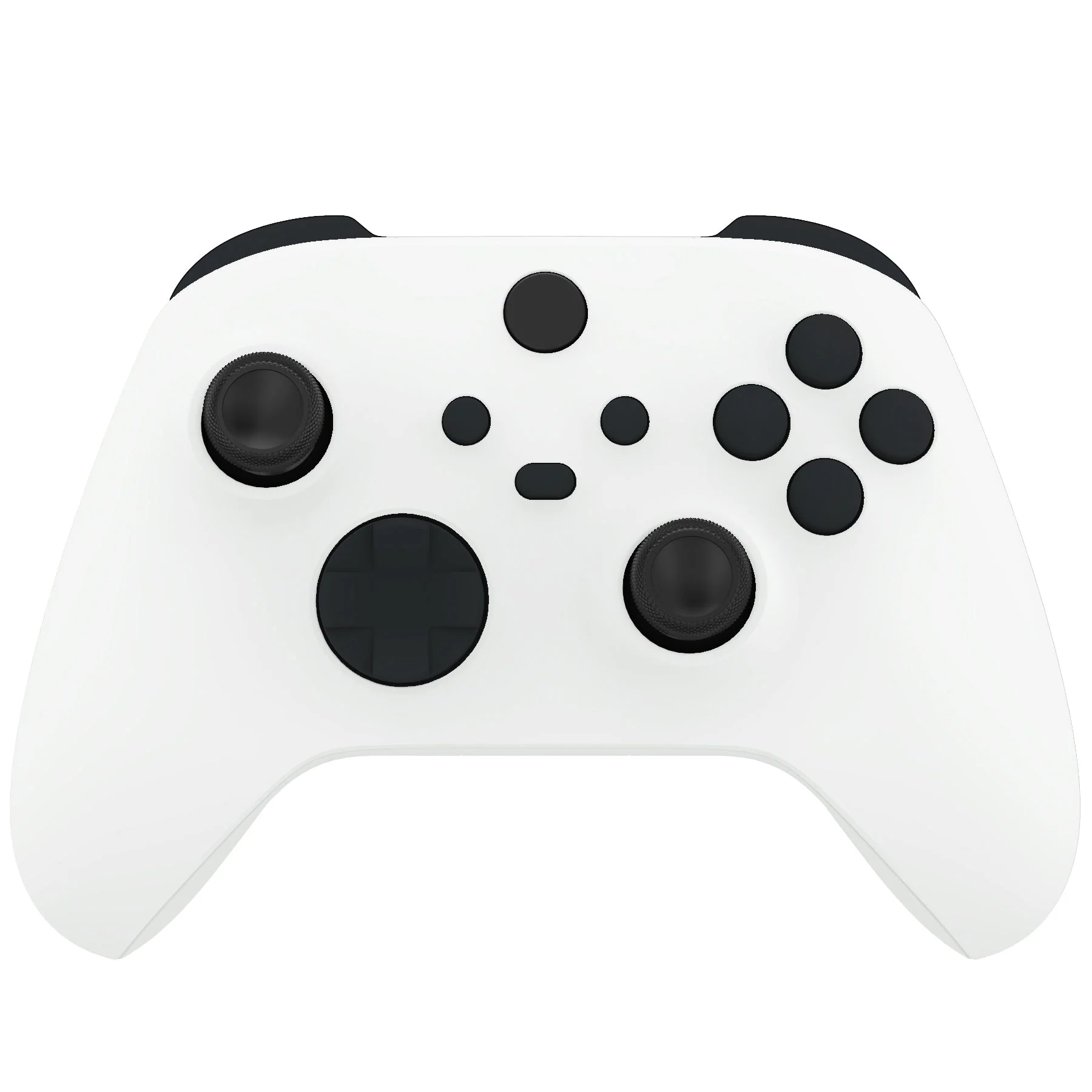 eXtremeRate No Letter Imprint Replacement Full Set Buttons for Xbox Series X & S Controller - Black
