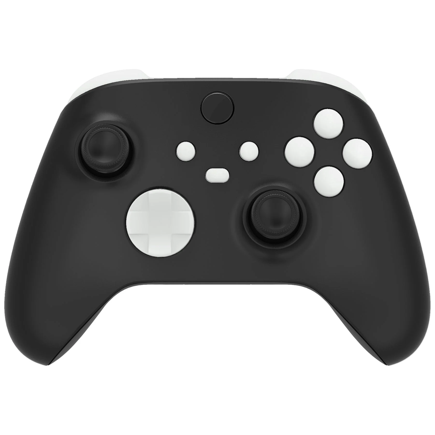 eXtremeRate No Letter Imprint Replacement Full Set Buttons for Xbox Series X & S Controller - White
