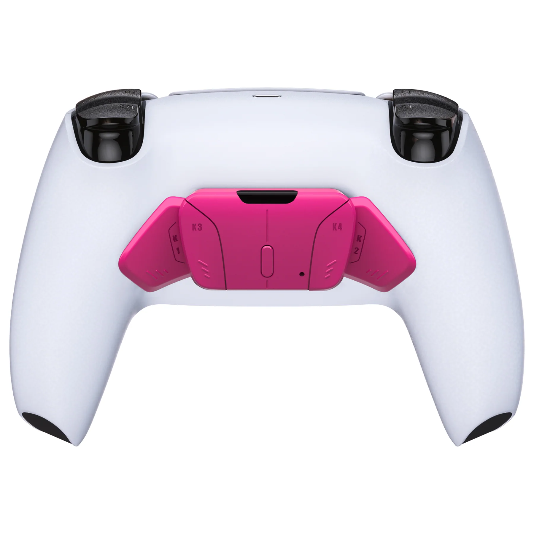 eXtremeRate Replacement Redesigned K1 K2 K3 K4 Back Buttons Housing Shell for eXtremeRate RISE4 Remap Kit, Compatible with PS5 Controller - Nova Pink