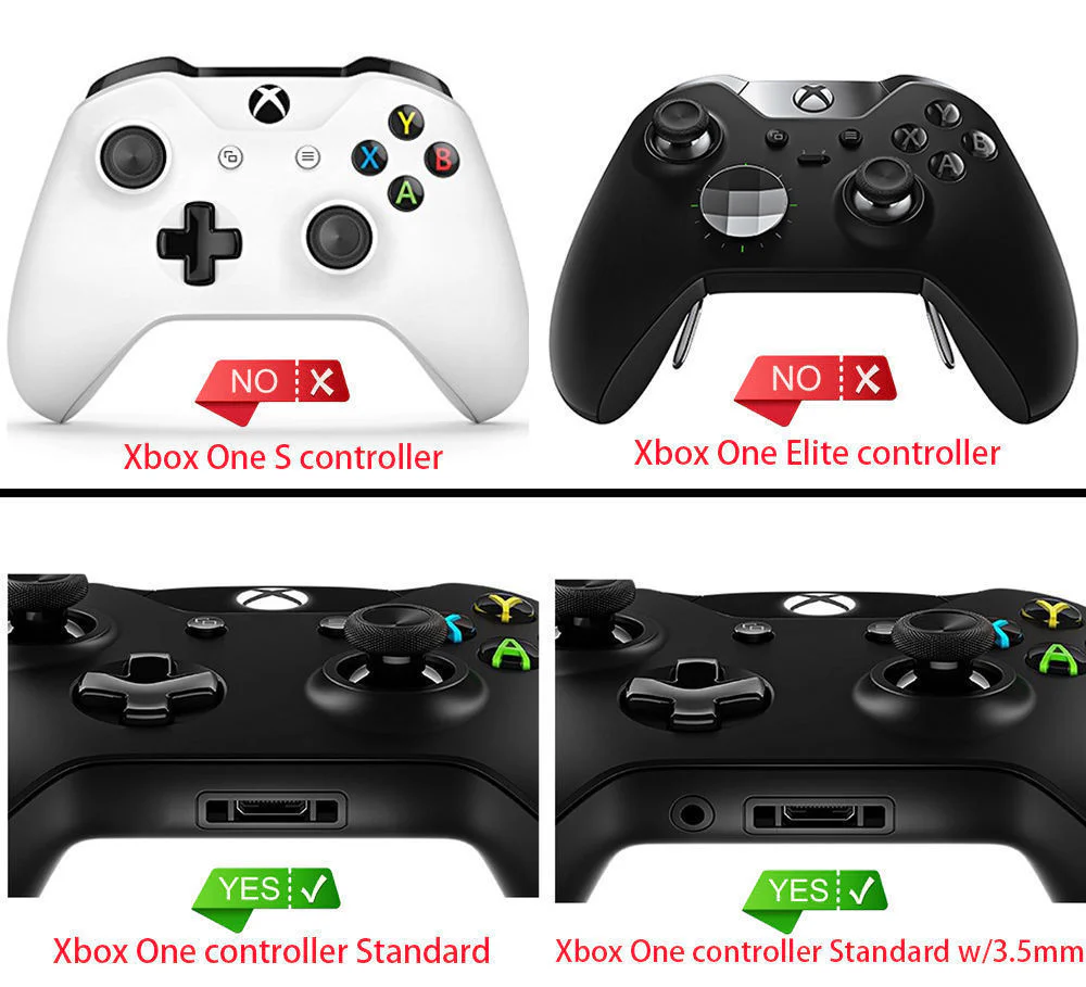 eXtremeRate Replacement Side Rails Handles for Xbox One Controller - Textured Black - Image 3