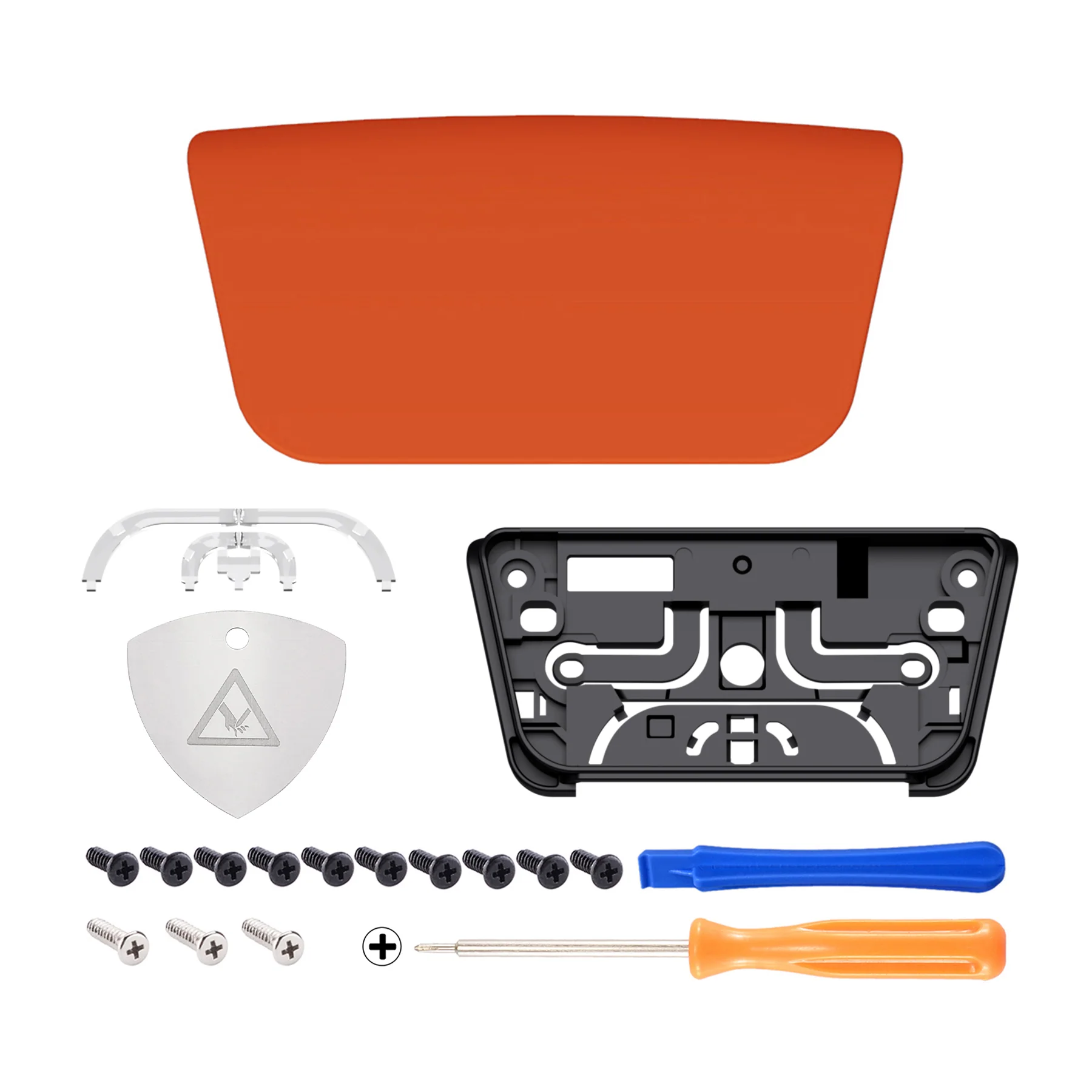 eXtremeRate Replacement Custom Touchpad Cover Compatible with PS5 Controller BDM-010/020/030/040/050/060 - Orange - Image 2