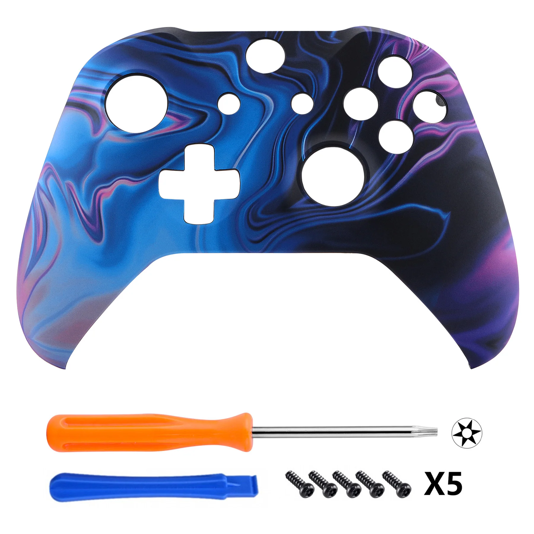 eXtremeRate Replacement Front Housing Shell for Xbox One X & S Controller (Model 1708) - Origin of Chaos