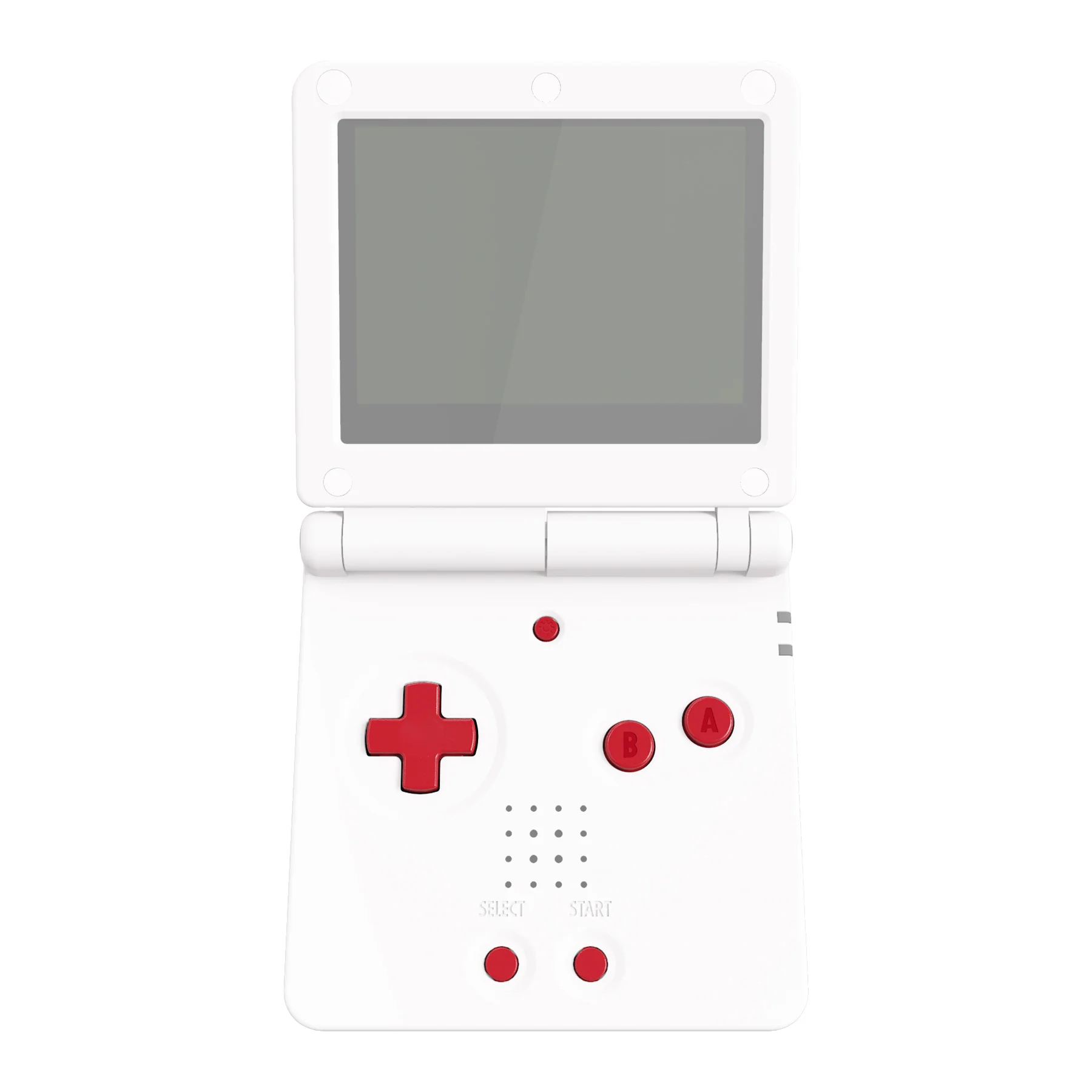 eXtremeRate Custom Replacement Full Set Buttons for Gameboy Advance SP GBA SP Console - Passion Red