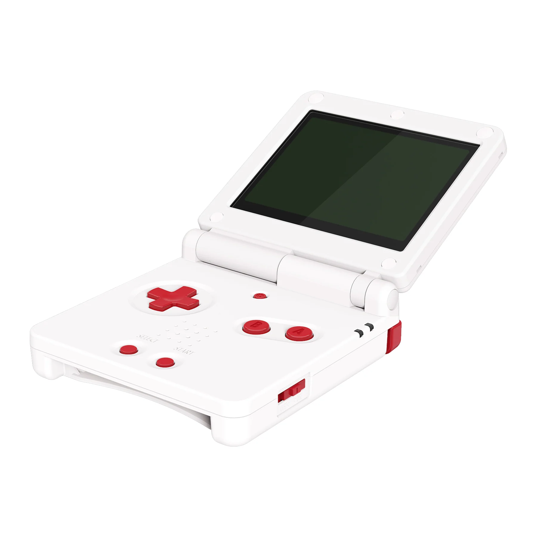 eXtremeRate Custom Replacement Full Set Buttons for Gameboy Advance SP GBA SP Console - Passion Red - Image 4