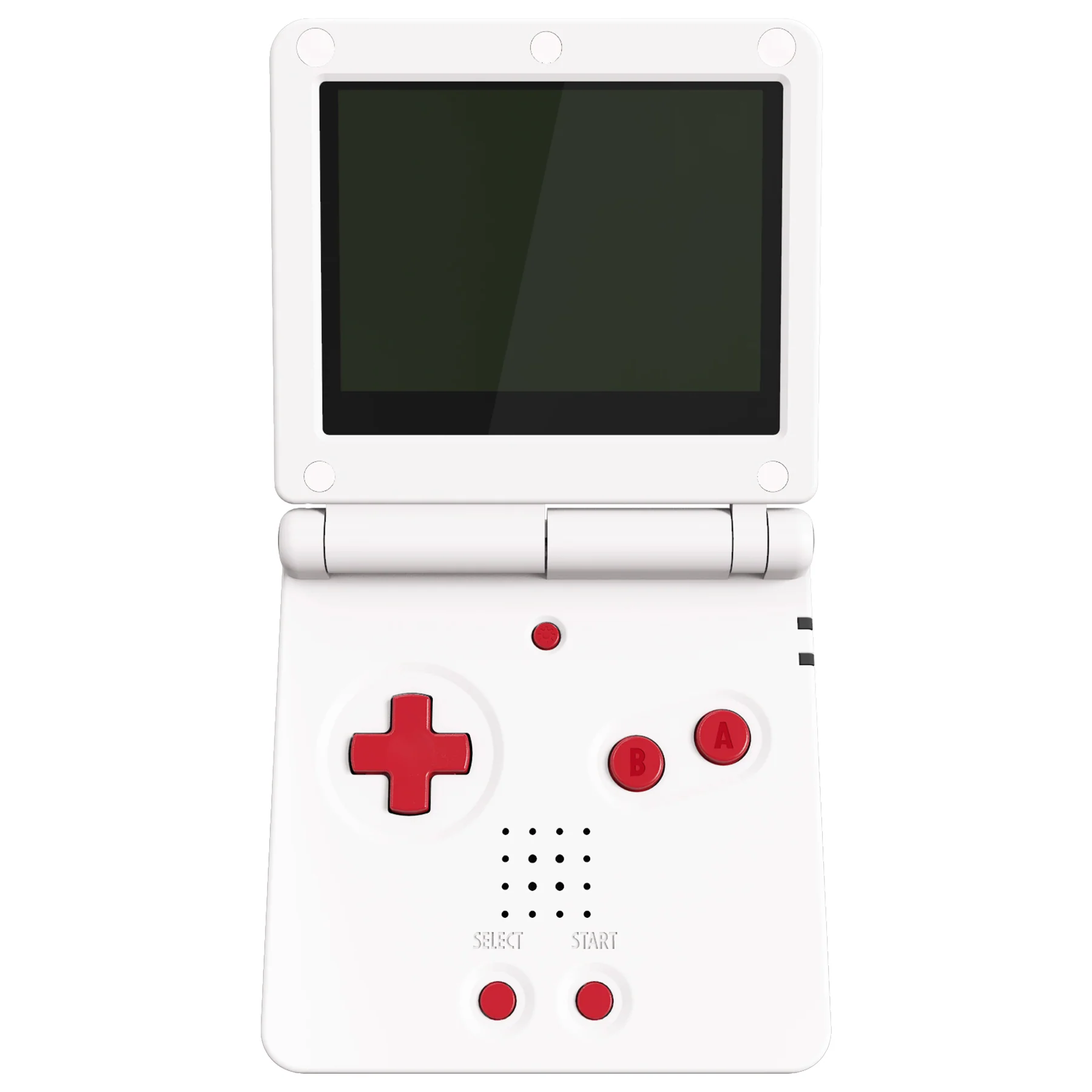 eXtremeRate Custom Replacement Full Set Buttons for Gameboy Advance SP GBA SP Console - Passion Red - Image 5