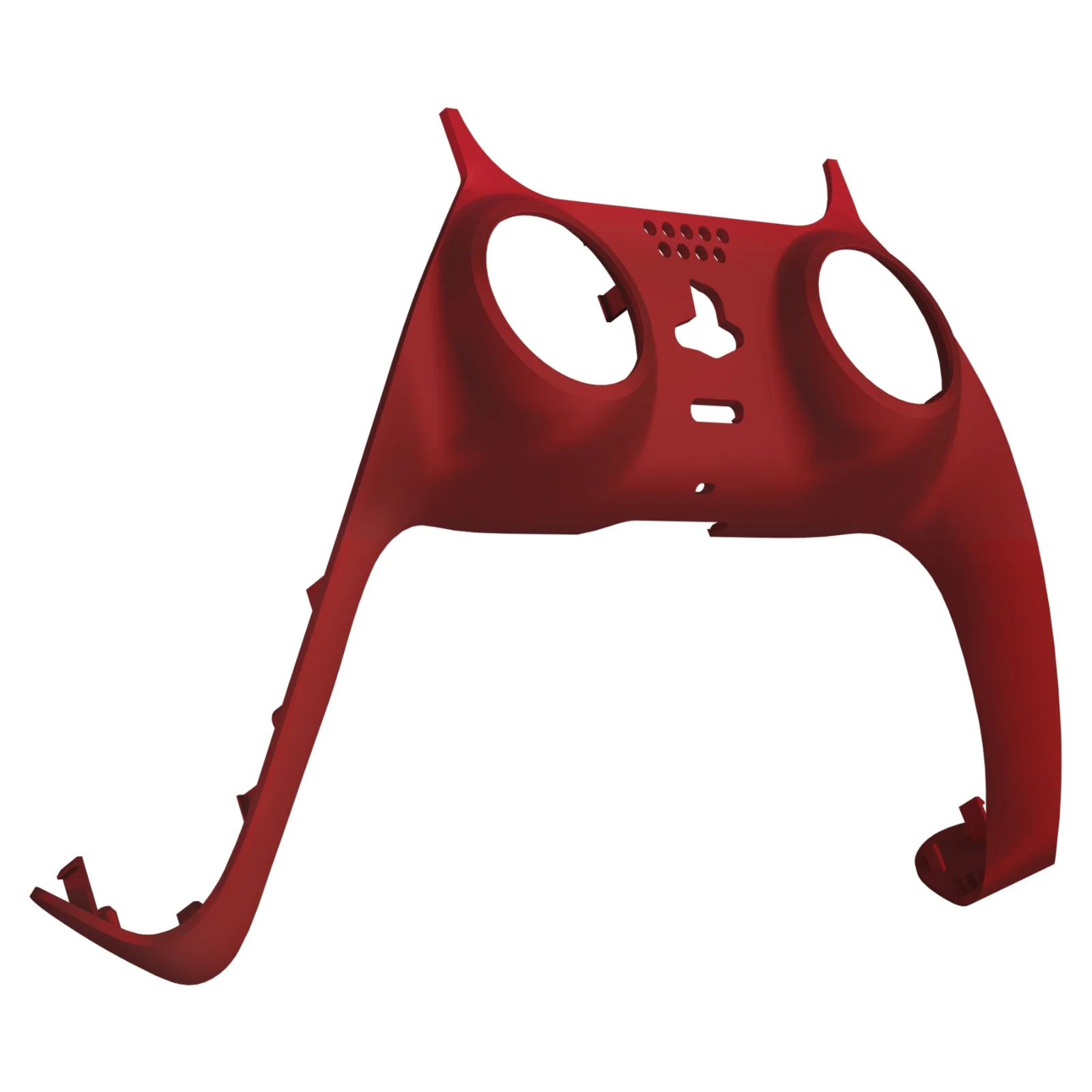 eXtremeRate Replacement Decorative Trim Shell with Accent Rings Compatible with PS5 Controller BDM-010/020/030/040/050 - Passion Red - Image 9