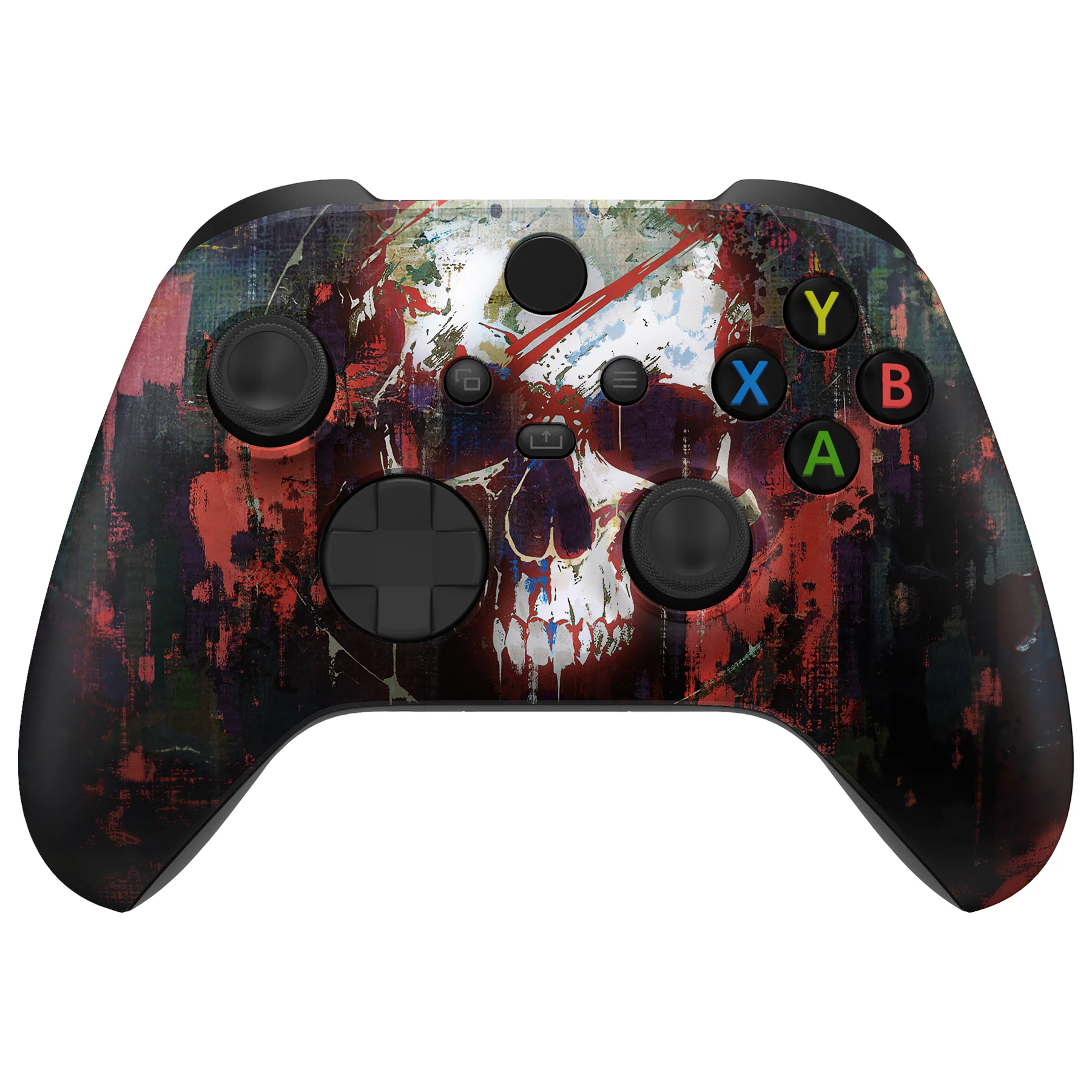 eXtremeRate Phantom Skull Replacement Front Housing Shell For Xbox Series X & S Controller