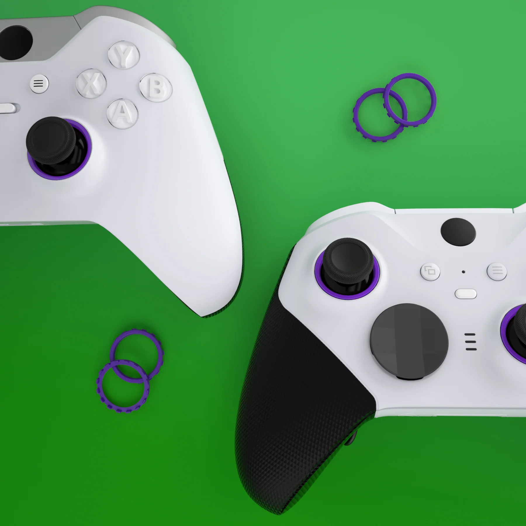 eXtremeRate Custom Accent Rings for Xbox Elite Series 2 Core & for Elite Series 2 & for Xbox One Elite Controller, Compatible with eXtremeRate ASR Version Shell for Xbox Series X/S Controller - Purple - Image 11