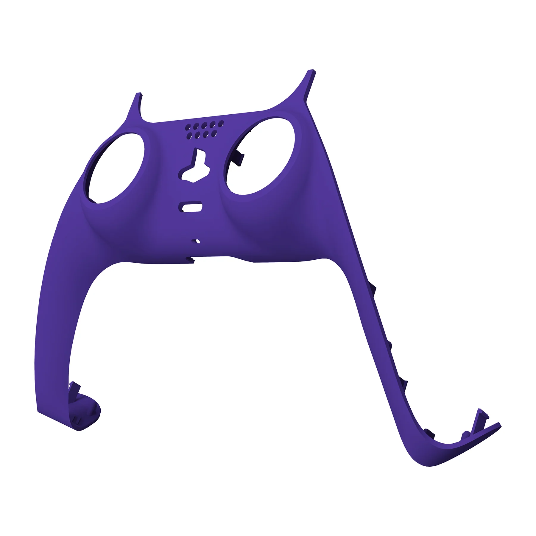eXtremeRate Replacement Decorative Trim Shell with Accent Rings Compatible with PS5 Controller BDM-010/020/030/040/050 - Purple - Image 8
