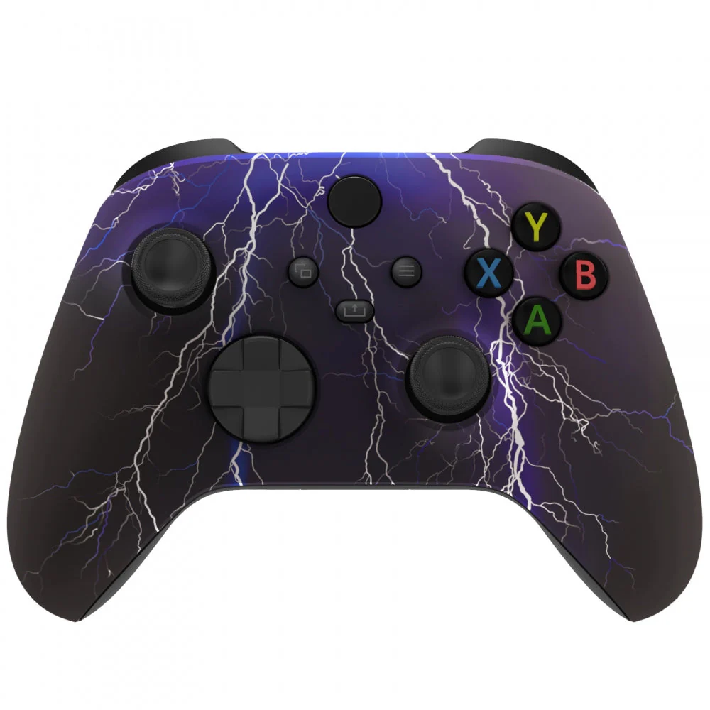 eXtremeRate Replacement Front Housing Shell for Xbox Series X & S Controller - Purple Storm