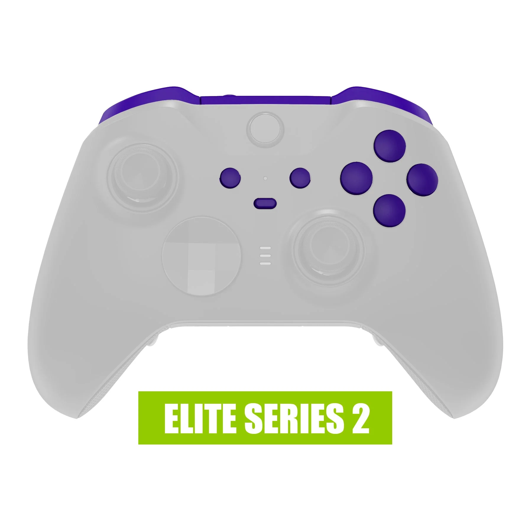 eXtremeRate Replacement Buttons Kit for Xbox One Elite Series 2 & Elite 2 Core Controller - Purple - Image 4