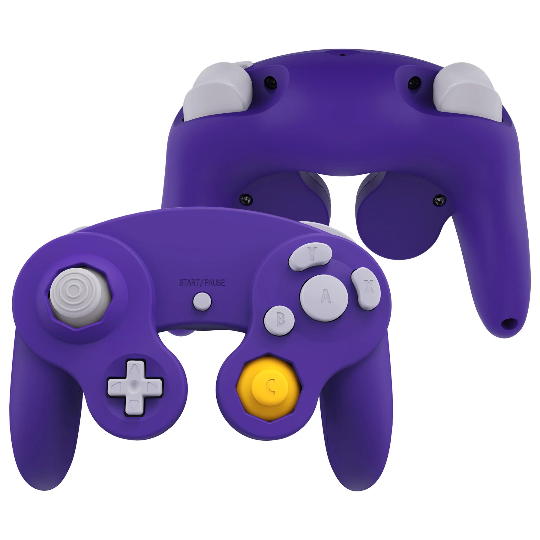 eXtremeRate Replacement Faceplate Backplate with Buttons for Nintendo GameCube Controller NGC - Purple - Image 2