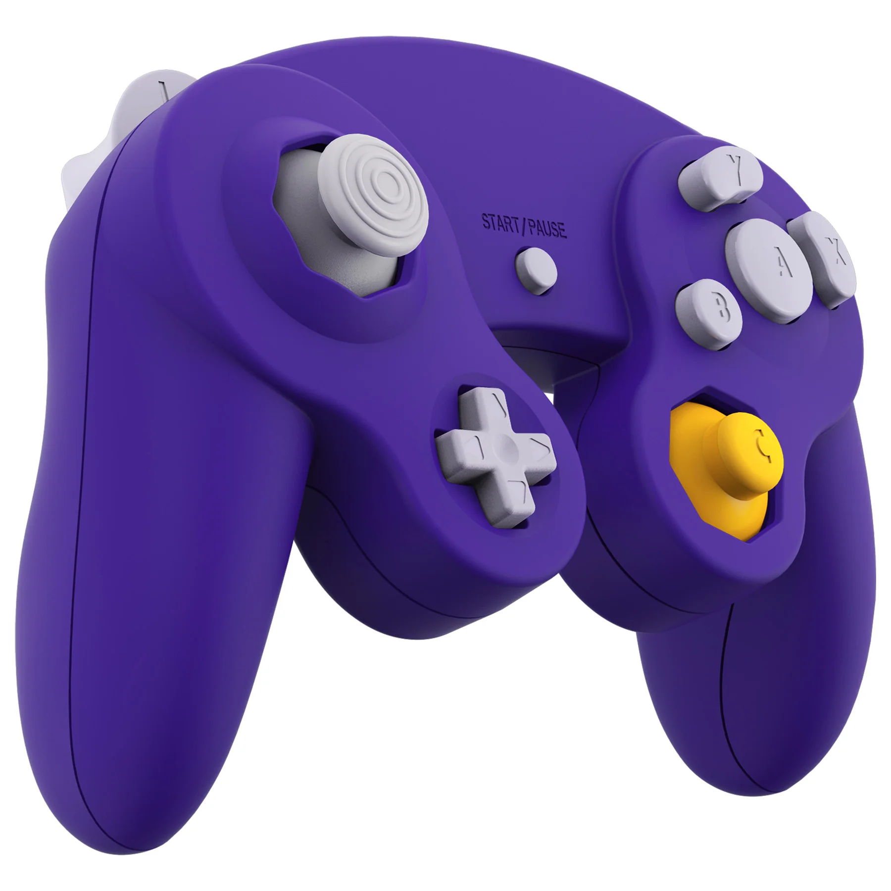 eXtremeRate Replacement Faceplate Backplate with Buttons for Nintendo GameCube Controller NGC - Purple - Image 5