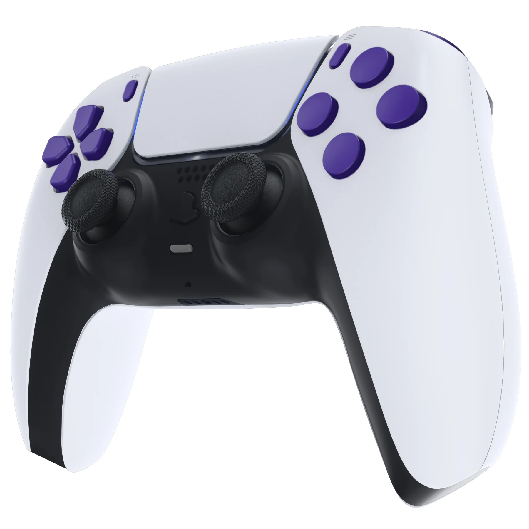 eXtremeRate Replacement Full Set Buttons Compatible with PS5 Controller BDM-030/040/050/060 - Purple - Image 5