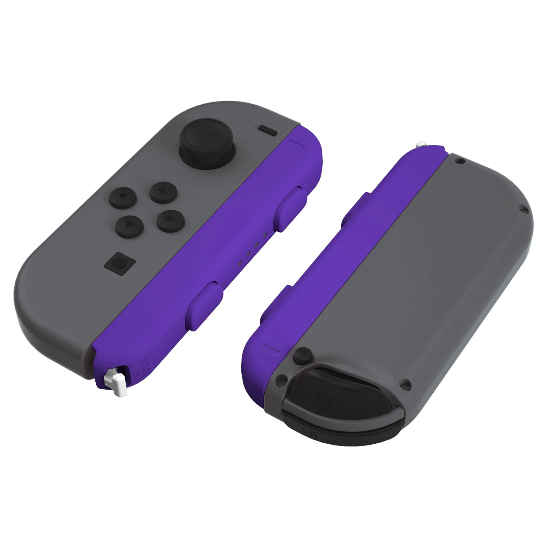 eXtremeRate 2 Pack Custom Replacement shell for Joycon Strap of NS Switch - Purple - Image 5