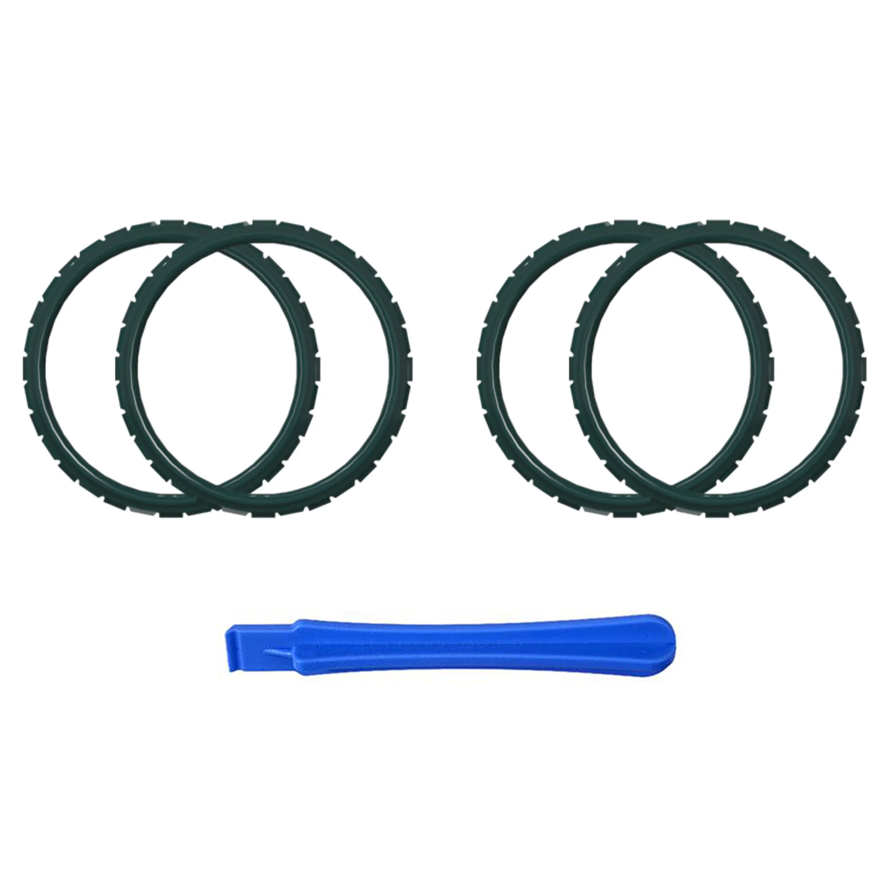 eXtremeRate Custom Replacement Accent Rings for PS5 Controller - Racing Green - Image 2