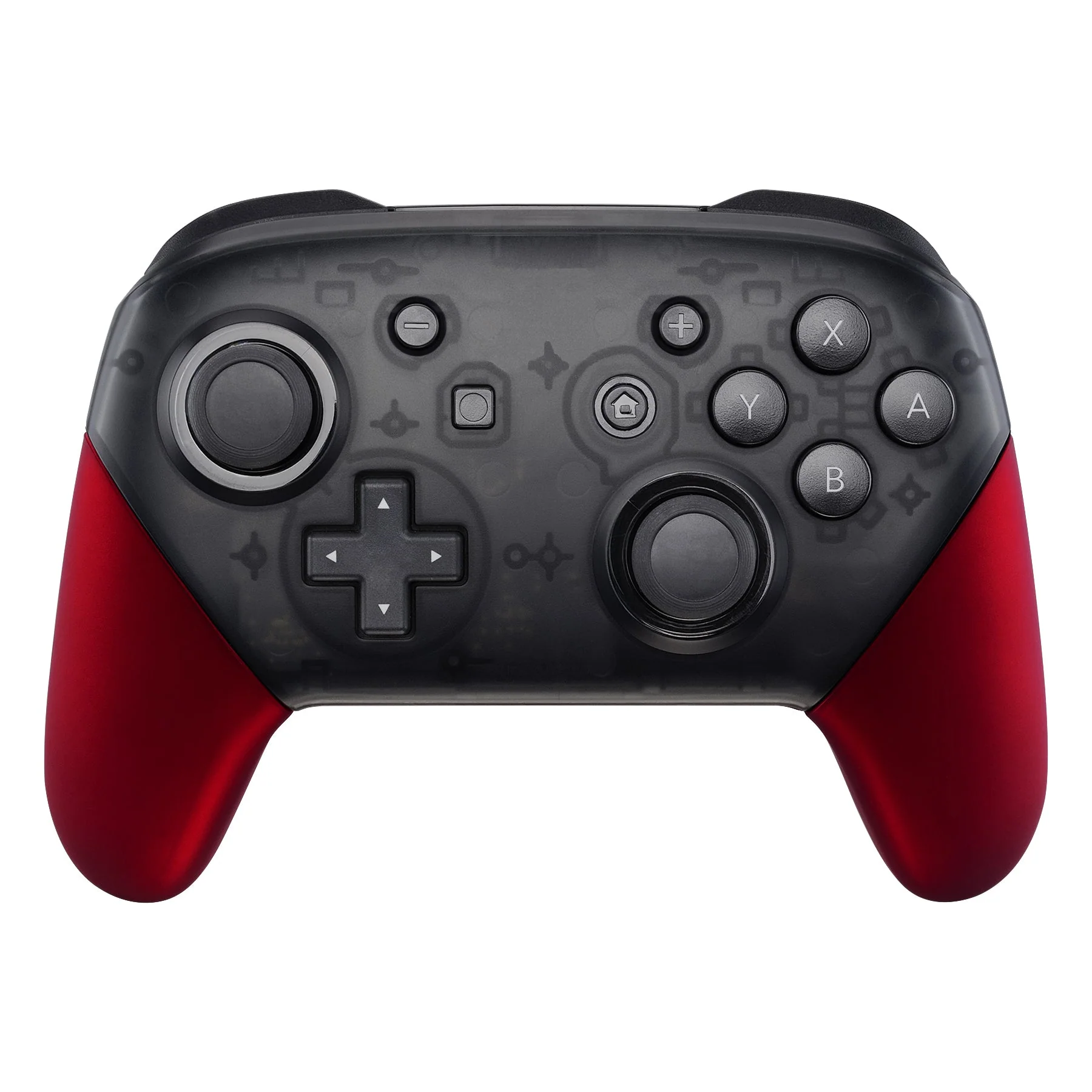 eXtremeRate Replacement Handle Grips for Nintendo Switch Pro Controller - Scarlet Red