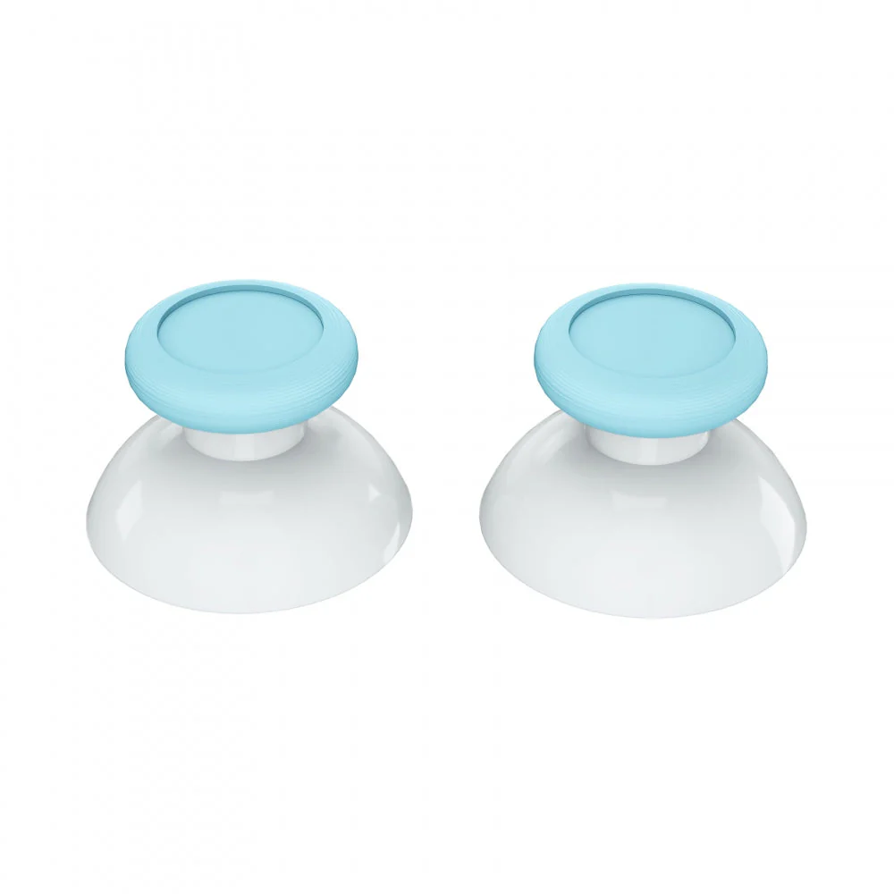 eXtremeRate 4 Pairs Replacement 3D Joystick Thumbsticks for Nintendo Switch Pro Controller - Cherry Blossoms & Mint Green & Heaven Blue & Light Violet - Image 2