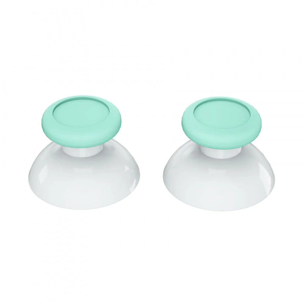 eXtremeRate 4 Pairs Replacement 3D Joystick Thumbsticks for Nintendo Switch Pro Controller - Cherry Blossoms & Mint Green & Heaven Blue & Light Violet - Image 5