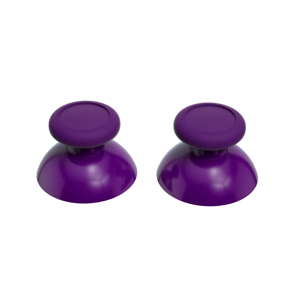 eXtremeRate 4 Pairs Replacement 3D Joystick Thumbsticks for Nintendo Switch Pro Controller - Yellow & Purple & Pink & Black - Image 4