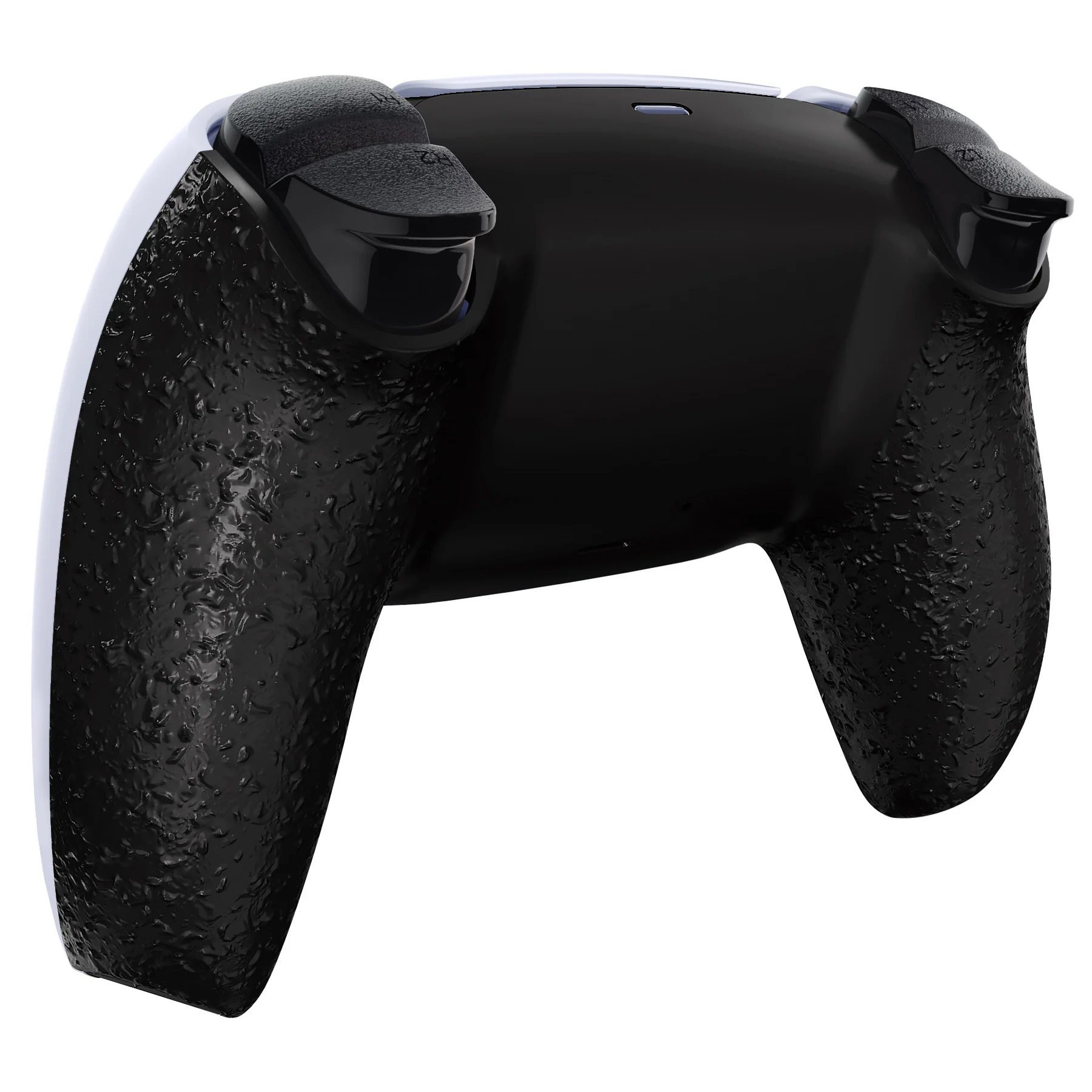 eXtremeRate Replacement Back Housing Bottom Shell Compatible with PS5 Controller BDM-010/020/030/040/050 - Textured Black - Image 4