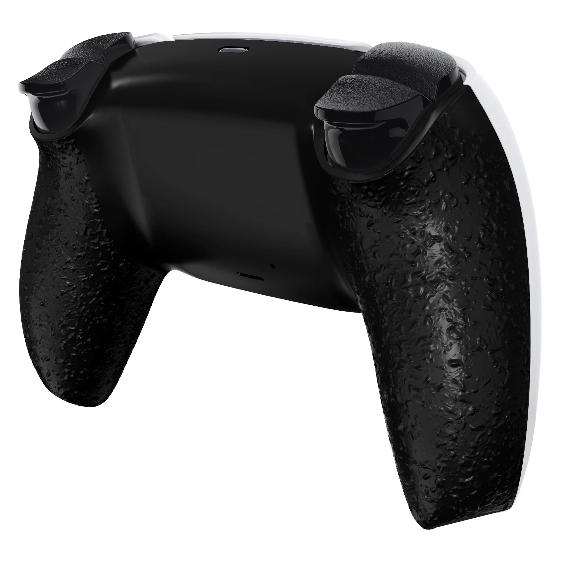 eXtremeRate Replacement Back Housing Bottom Shell Compatible with PS5 Controller BDM-010/020/030/040/050 - Textured Black - Image 5