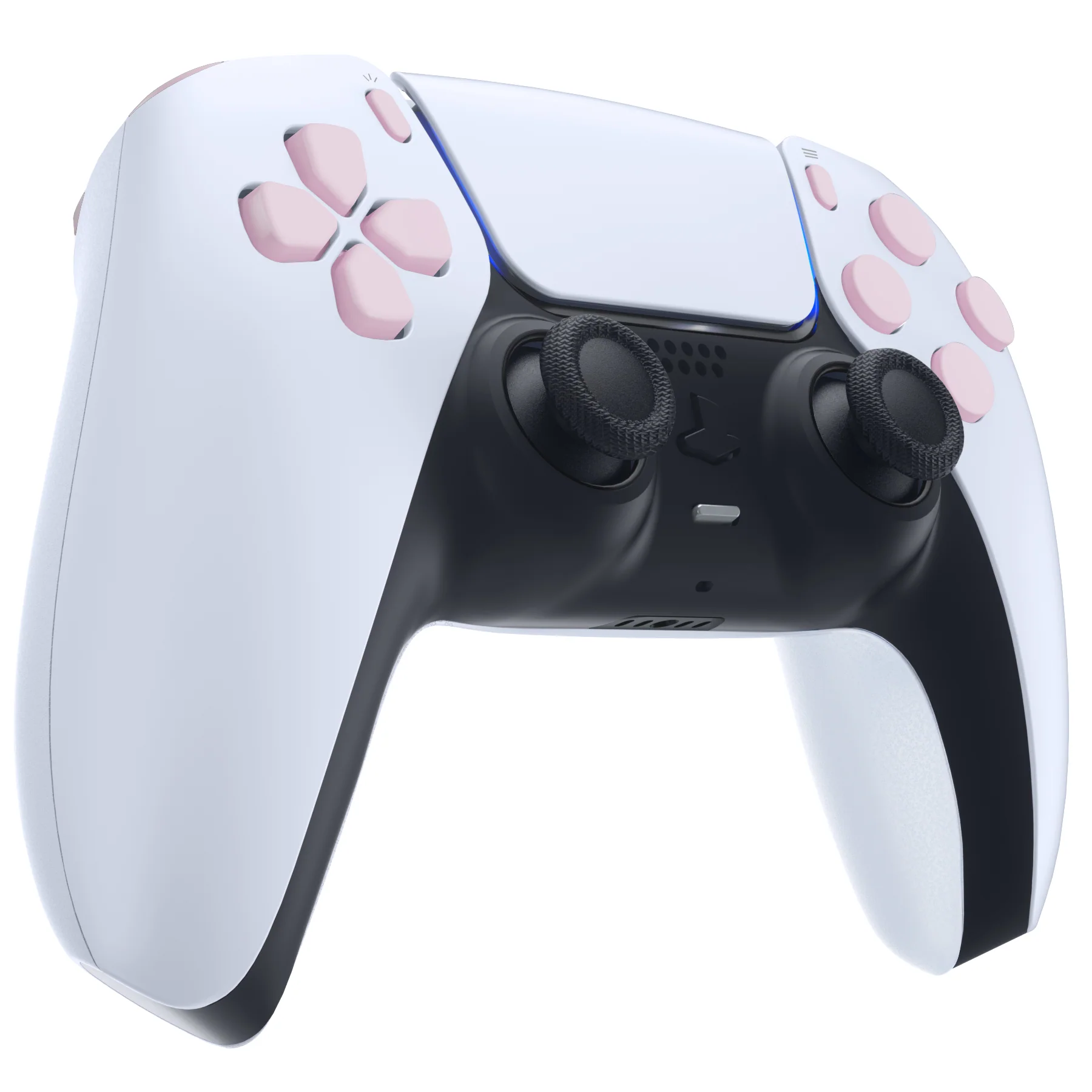 eXtremeRate Replacement Full Set Buttons Compatible with PS5 Controller BDM-010/020 - Cherry Blossoms Pink - Image 5