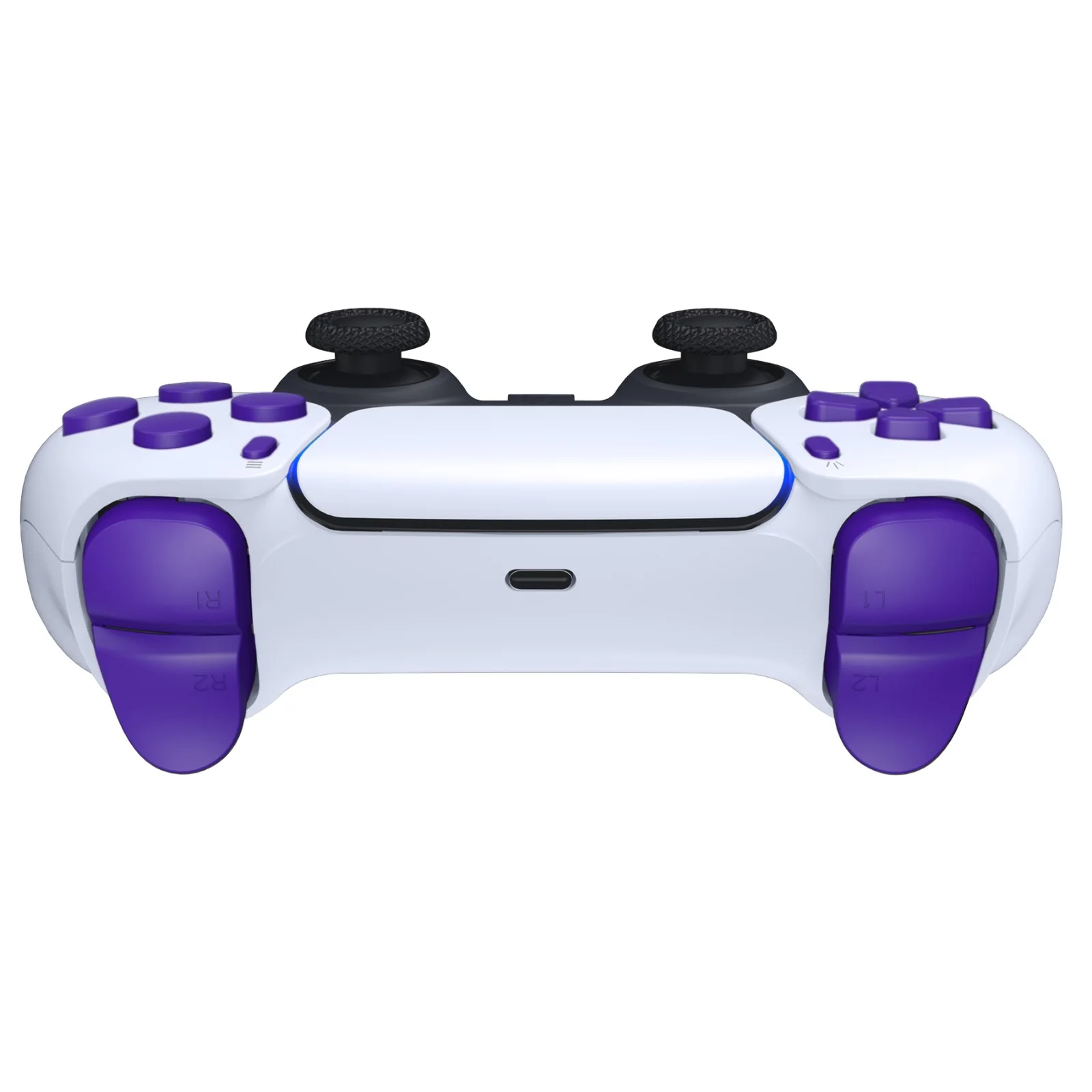 eXtremeRate Replacement Full Set Buttons Compatible with PS5 Controller BDM-010/020 - Purple - Image 7