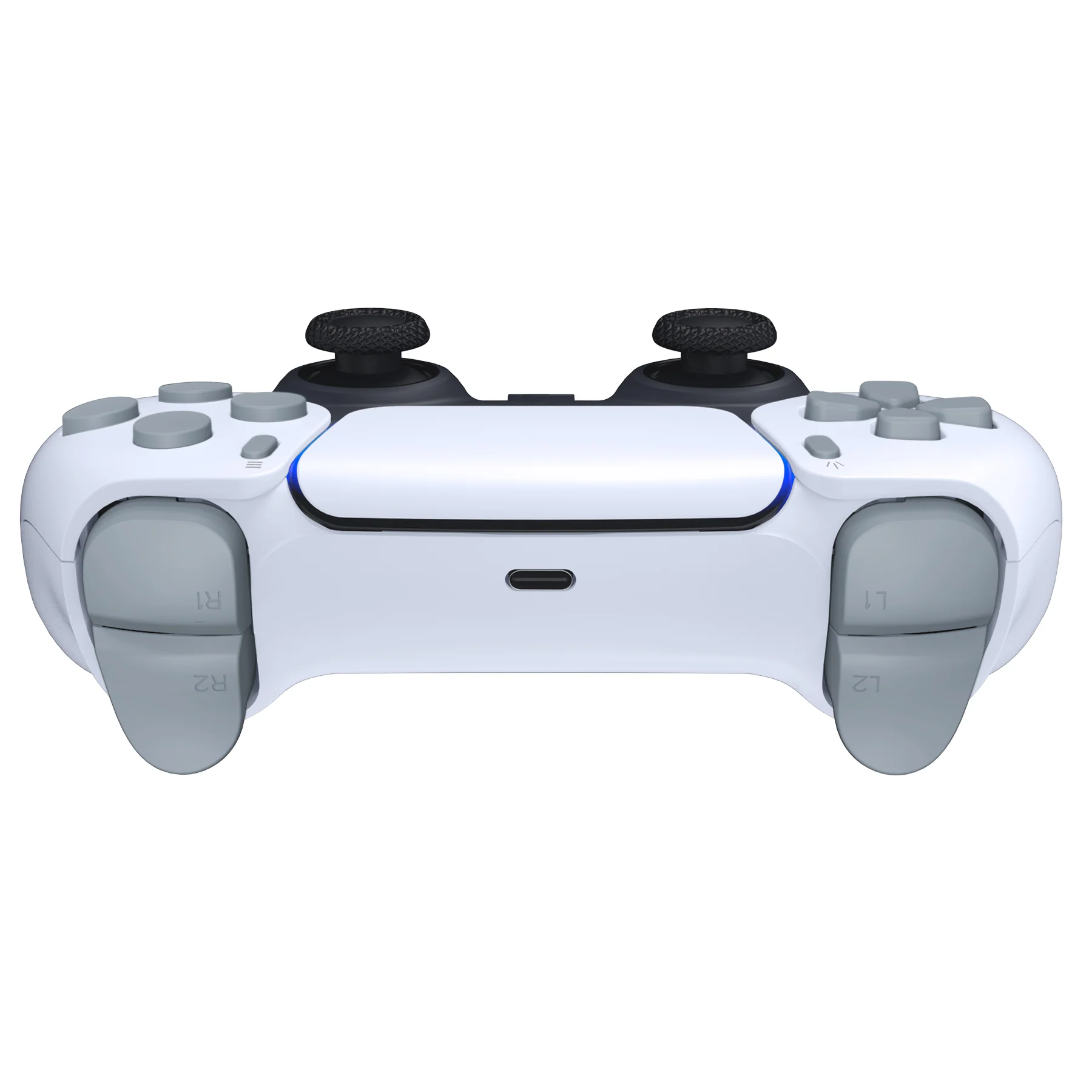 eXtremeRate Replacement Full Set Buttons Compatible with PS5 Controller BDM-030/040/050/060 - New Hope Gray - Image 8