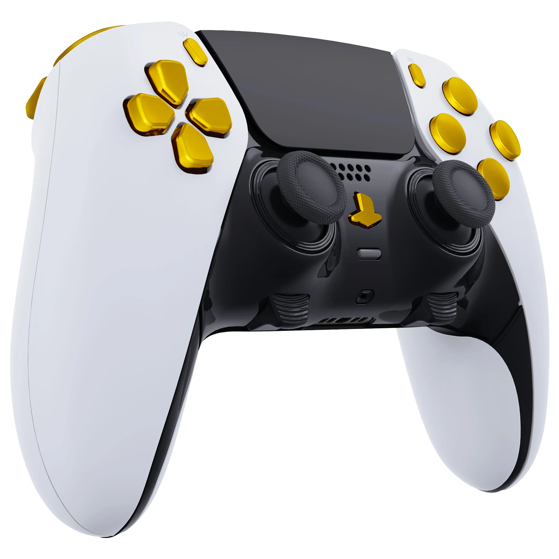 eXtremeRate Replacement Full Set Buttons Compatible with PS5 Edge Controller - Chrome Gold - Image 5