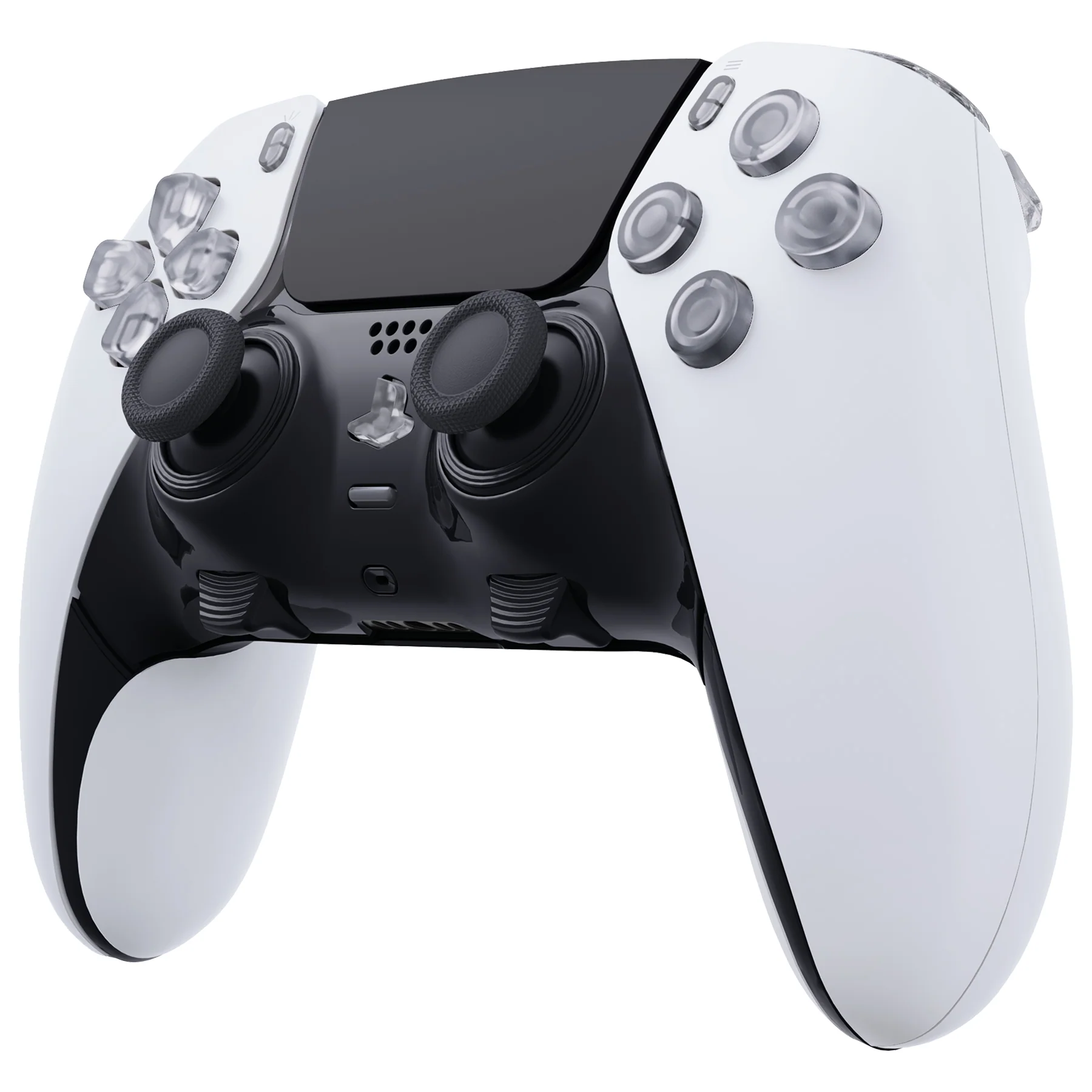 eXtremeRate Replacement Full Set Buttons Compatible with PS5 Edge Controller - Clear - Image 4