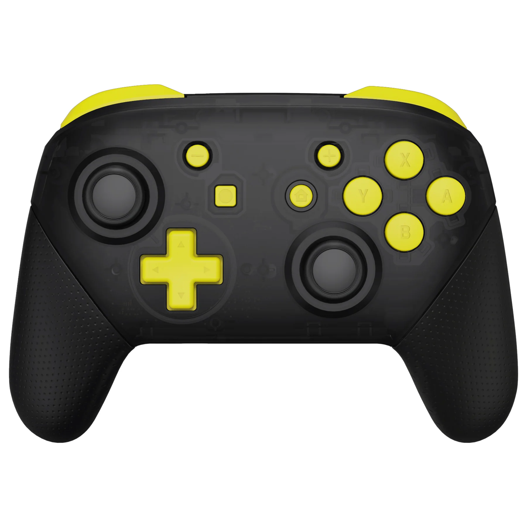 eXtremeRate DIY Replacement Full Set Buttons for Nintendo Switch Pro Controller - Sunflower Yellow - Image 3