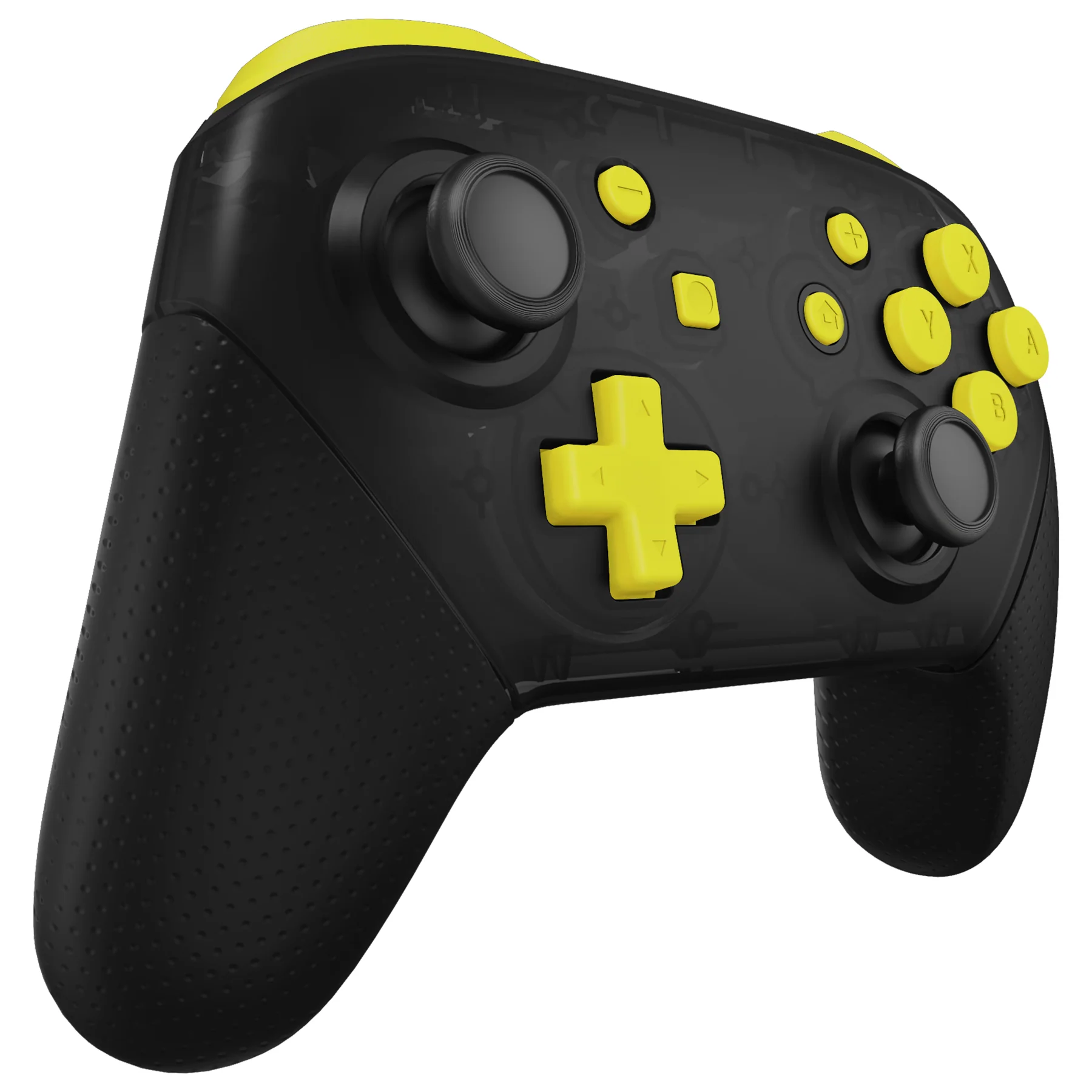 eXtremeRate DIY Replacement Full Set Buttons for Nintendo Switch Pro Controller - Sunflower Yellow - Image 5