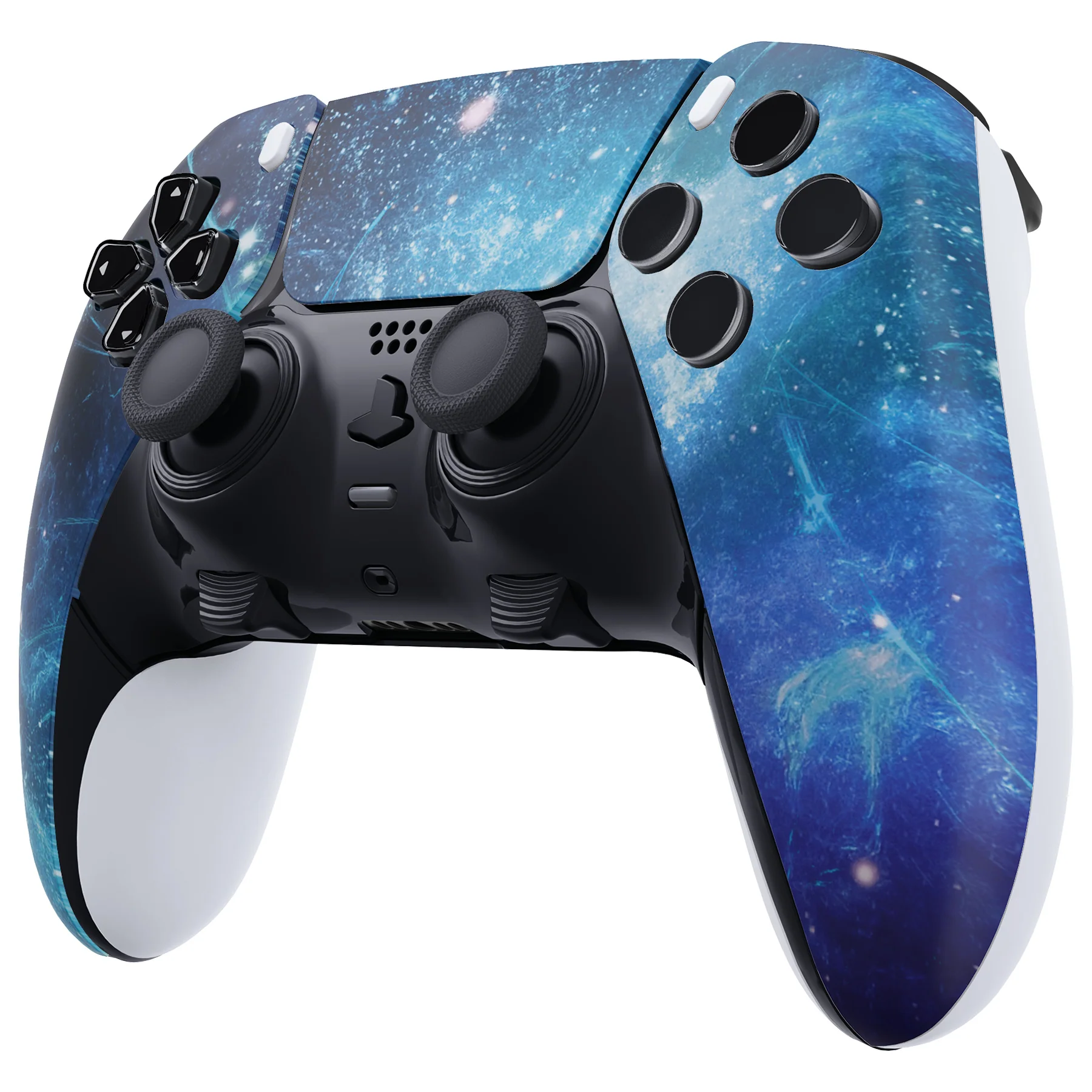 eXtremeRate Replacement Left Right Front Housing Shell with Touchpad Compatible with PS5 Edge Controller - Blue Nebula - Image 5