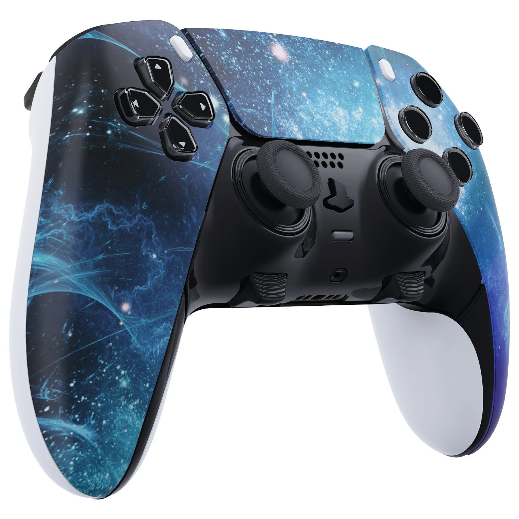 eXtremeRate Replacement Left Right Front Housing Shell with Touchpad Compatible with PS5 Edge Controller - Blue Nebula - Image 6