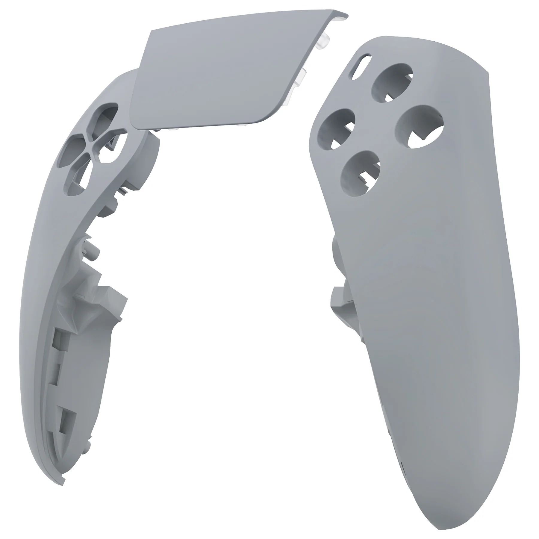 eXtremeRate Replacement Left Right Front Housing Shell with Touchpad Compatible with PS5 Edge Controller - New Hope Gray - Image 8