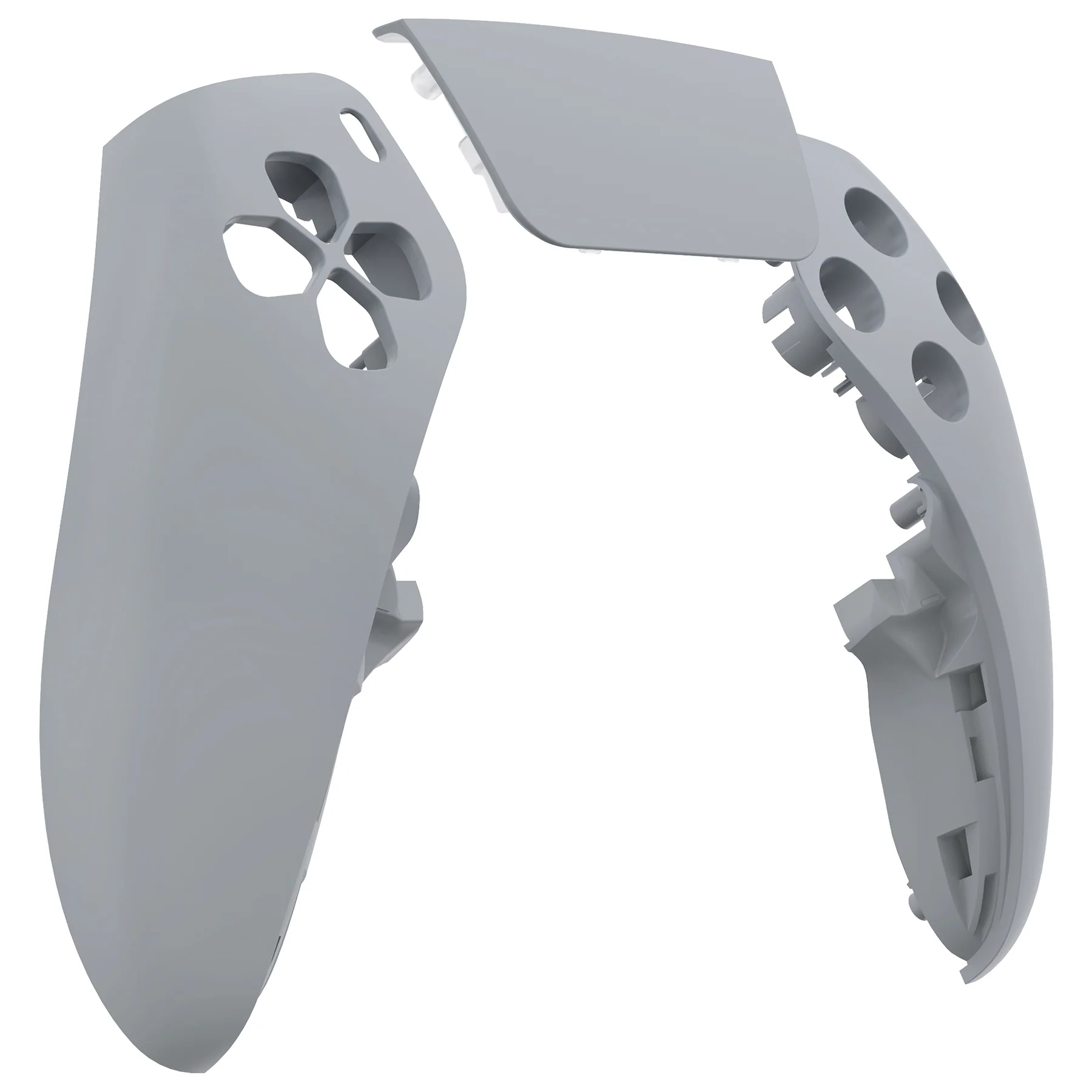 eXtremeRate Replacement Left Right Front Housing Shell with Touchpad Compatible with PS5 Edge Controller - New Hope Gray - Image 9