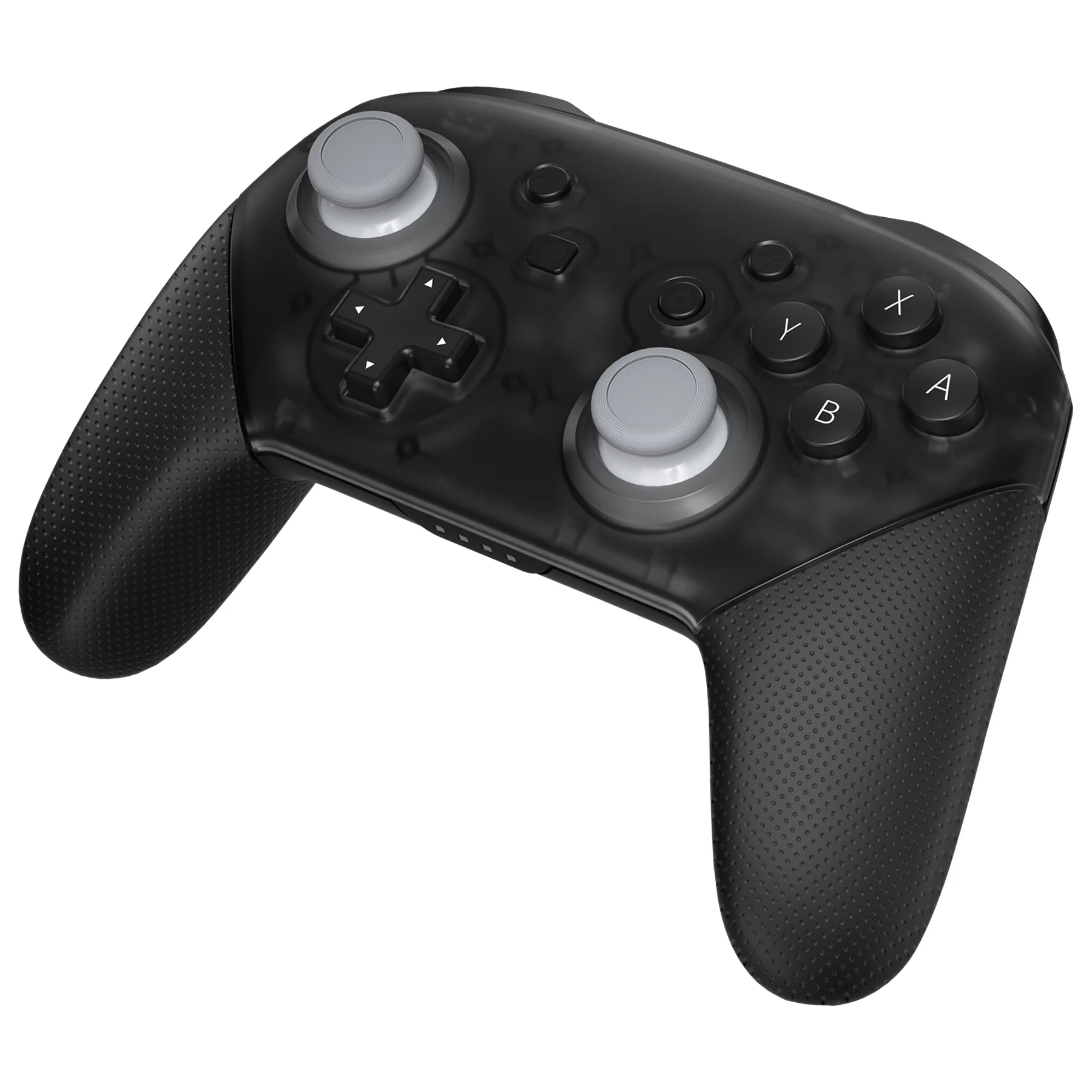 eXtremeRate Replacement Dual-color 3D Joystick Thumbsticks for Nintendo Switch Pro Controller - Robot White & New Hope Gray - Image 3