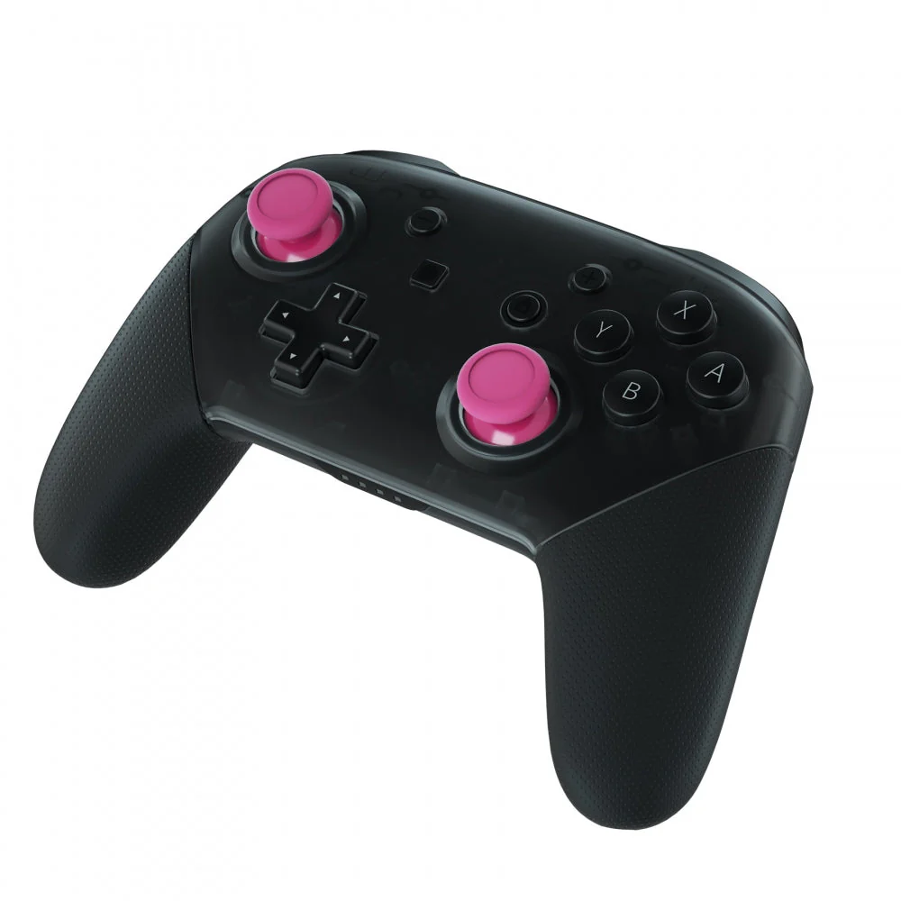 eXtremeRate Replacement 3D Joystick Thumbsticks for Nintendo Switch Pro Controller - Rose Red - Image 3