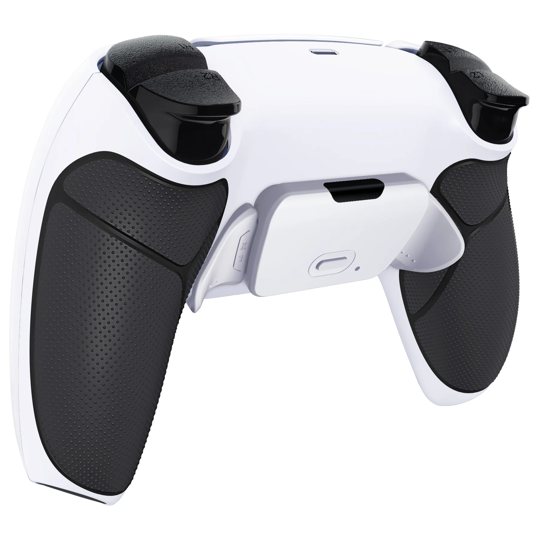 eXtremeRate Remappable Rise 2.0 Remap Kit for PS5 Controller BDM-010 & BDM-020 - Rubberized Black Grip with White Back Paddles - Image 8