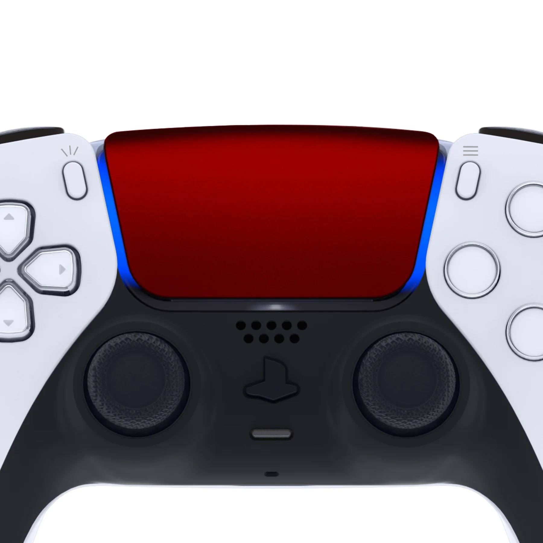 eXtremeRate Replacement Custom Touchpad Cover Compatible with PS5 Controller BDM-010/020/030/040/050/060 - Scarlet Red - Image 4