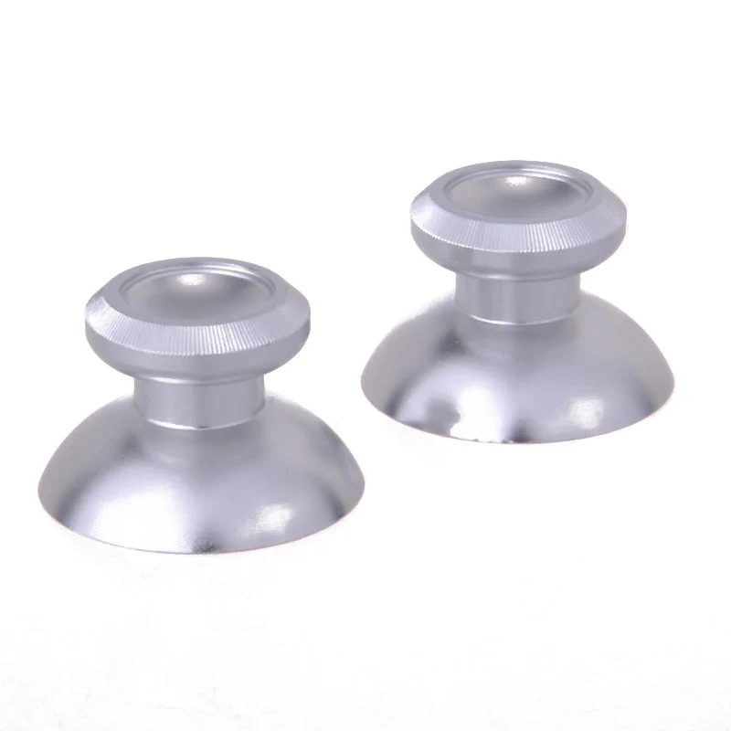 eXtremeRate Metal Aluminium Thumbsticks for Xbox One Controller - Silver - Image 2