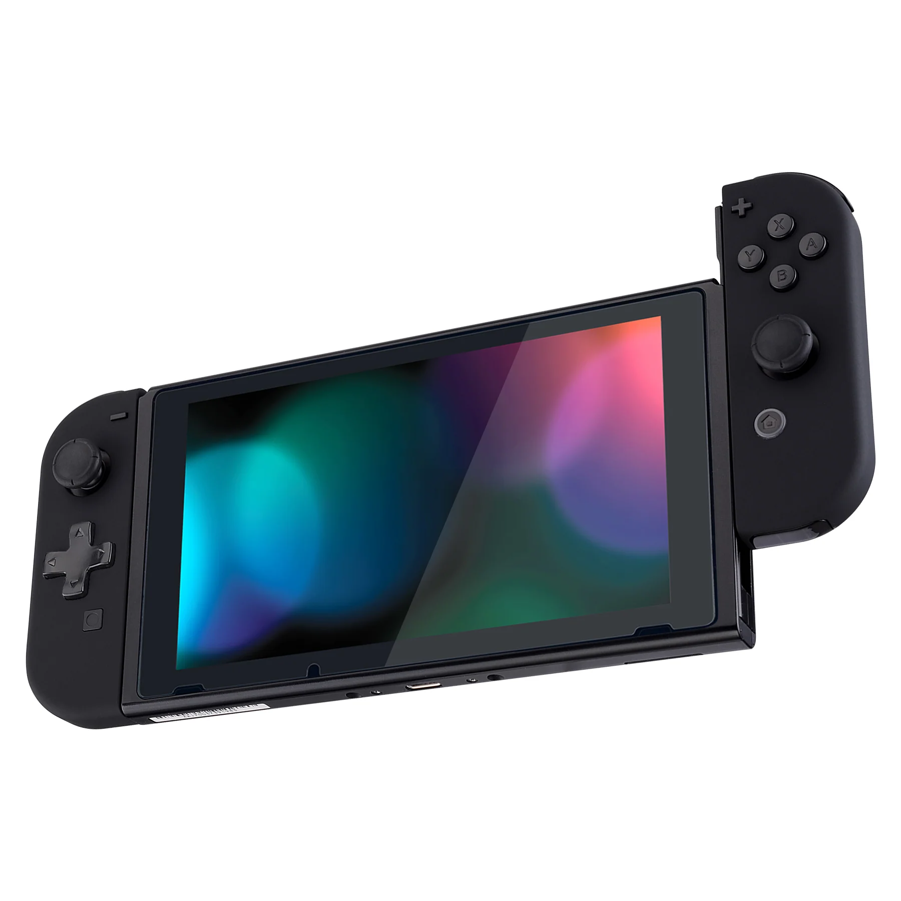 eXtremeRate Dpad Version Replacement Full Set Shell Case with Buttons for Joycon of NS Switch - Black - Image 5