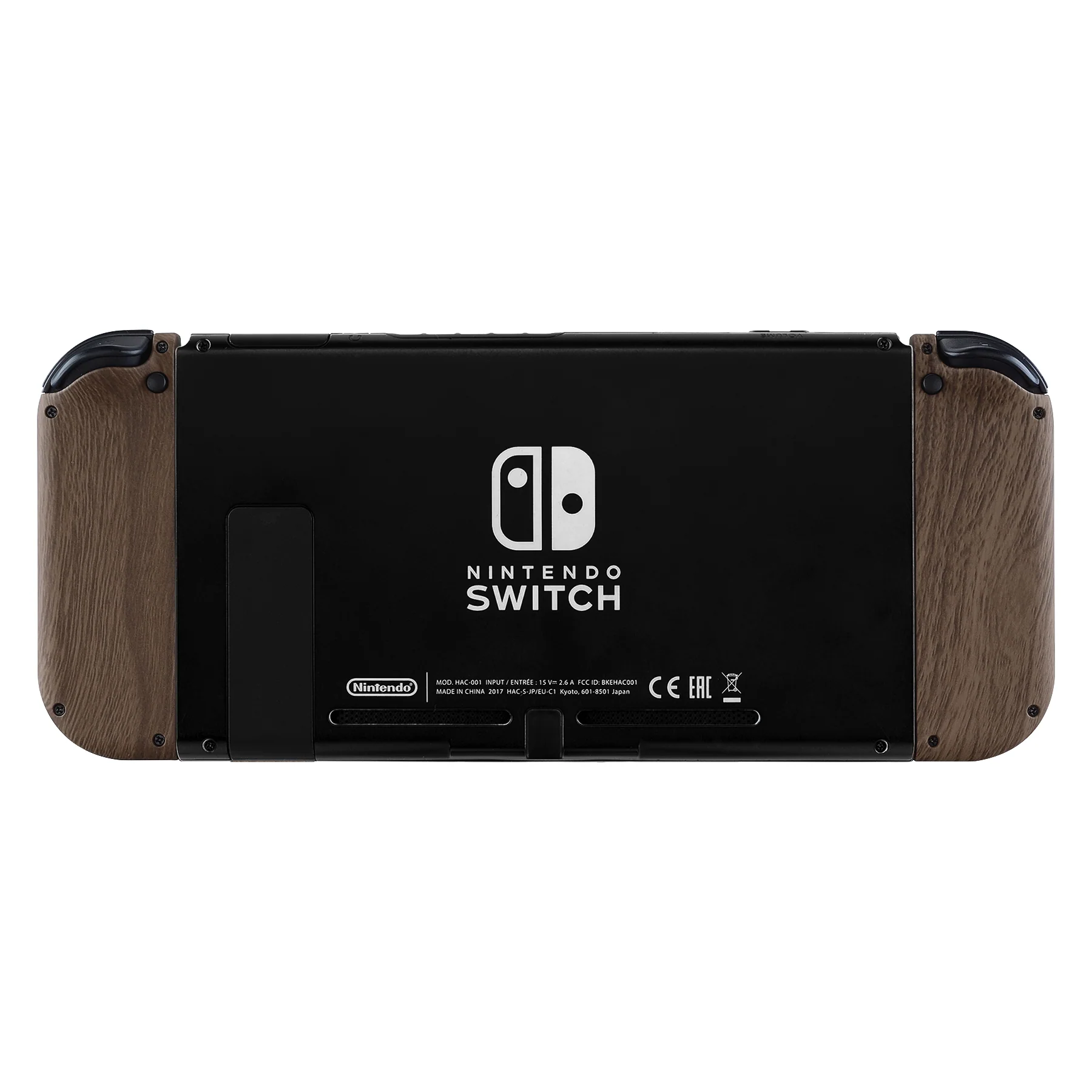 eXtremeRate Replacement Full Set Shell Case with Buttons for Joycon of NS Switch - Wood Grain - Image 7
