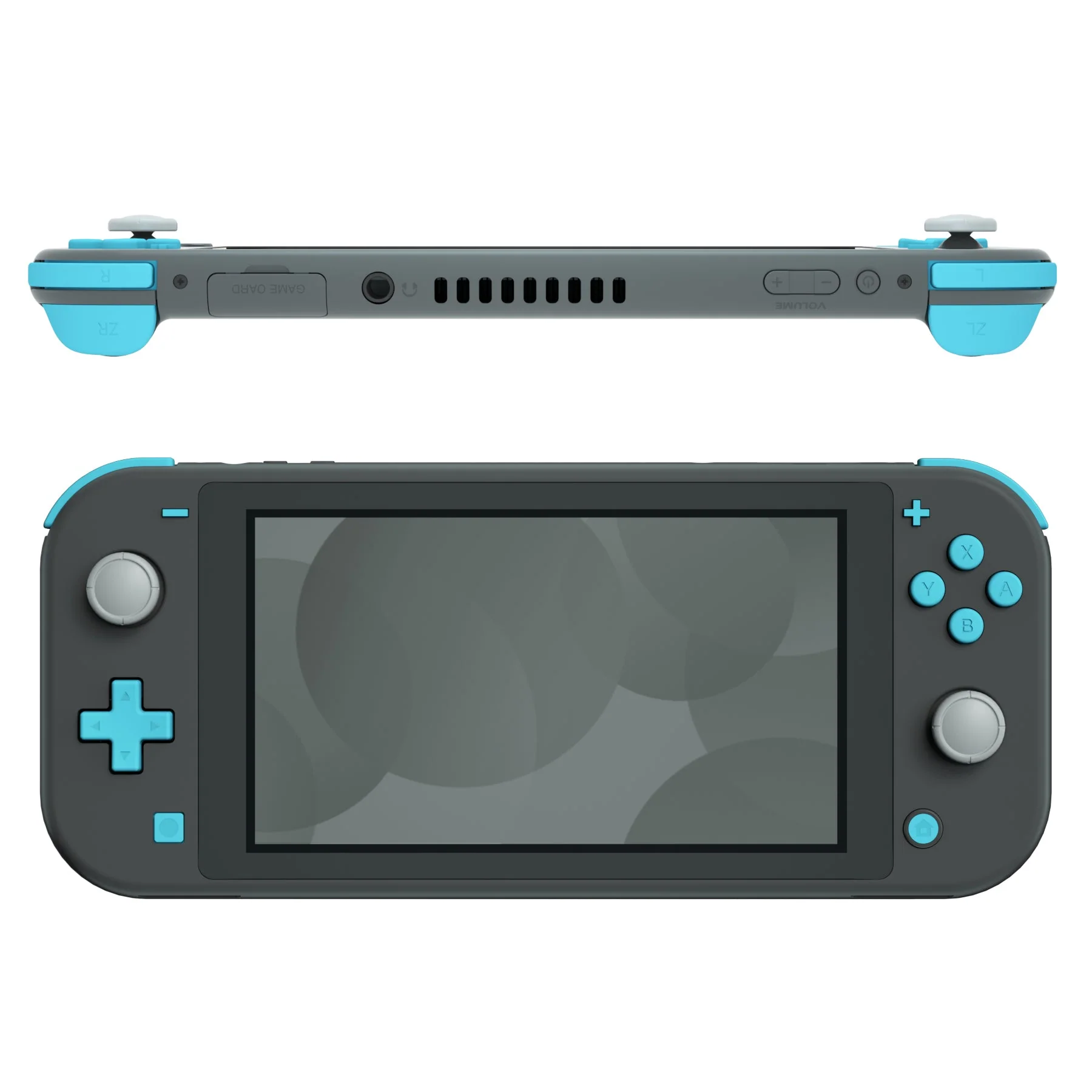 eXtremeRate Replacement Full Set Buttons for NS Switch Lite - Heaven Blue