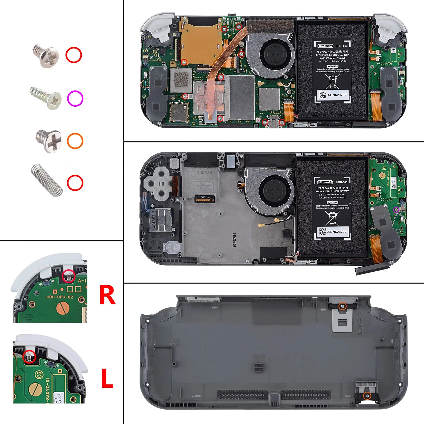 eXtremeRate Replacement Full Set Buttons for NS Switch Lite - Heaven Blue - Image 10
