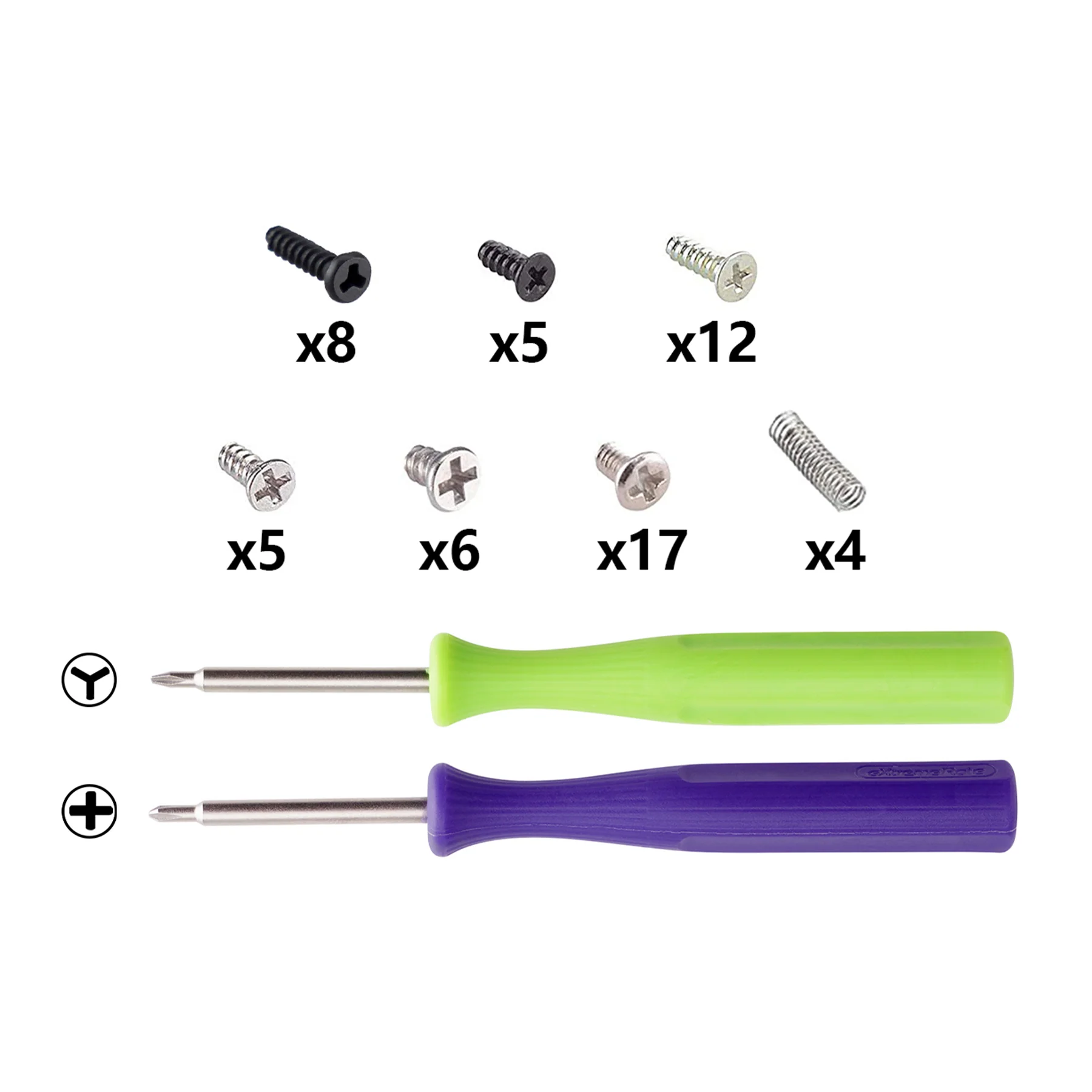 eXtremeRate Replacement Full Set Buttons for NS Switch Lite - Chameleon Green Purple - Image 7