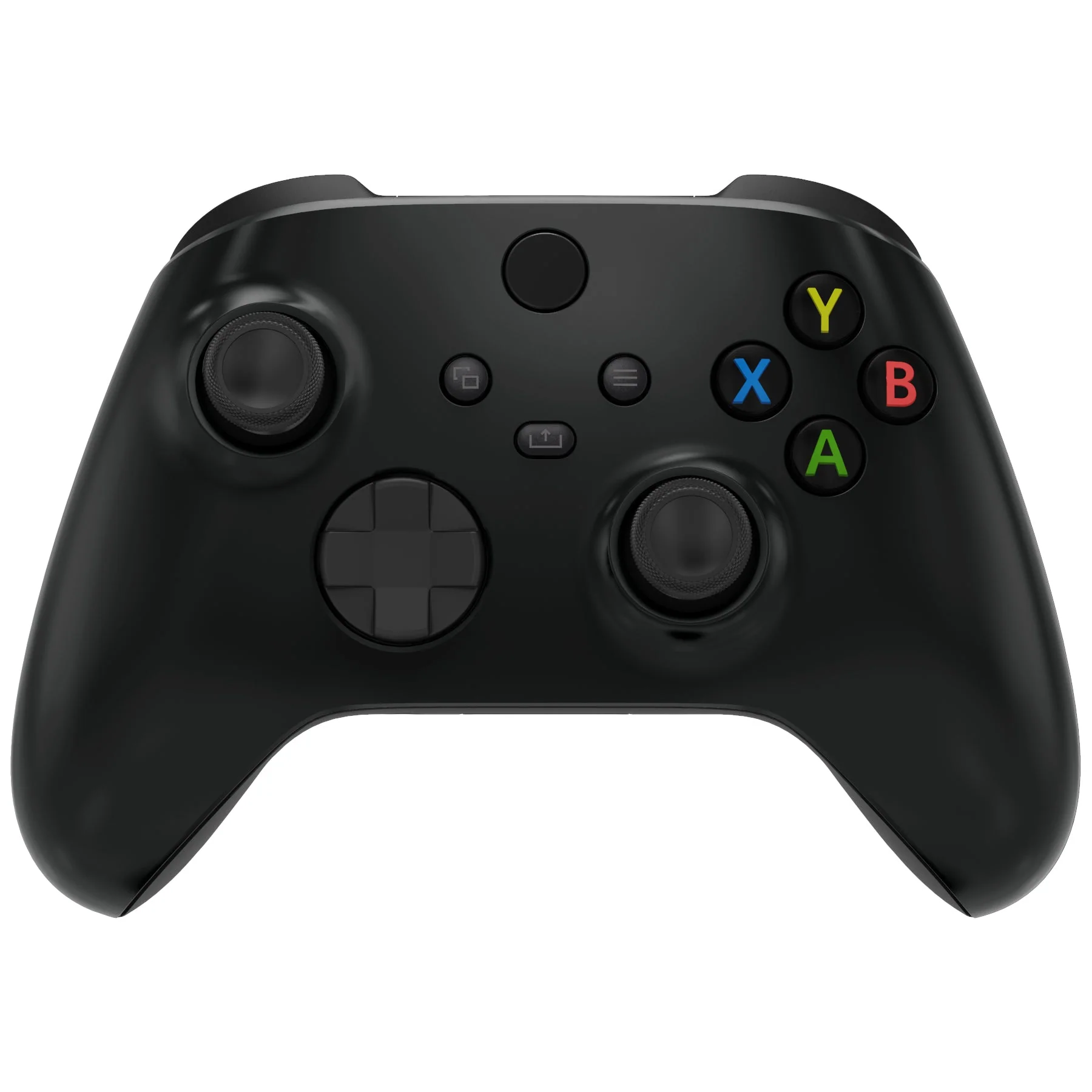 eXtremeRate Replacement Front Housing Shell for Xbox Series X & S Controller - Solid Black